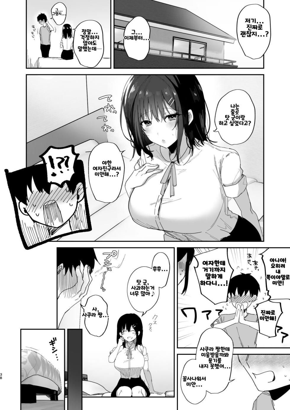 [mofumanjuu (piro mayu)] Boku no Kanojo wa Giri no Chichi ni Nando mo Okasarete ita | 내 여친은 새아버지에게 몇 번이고 범해지고 있다 [Korean] [Digital] - Page 38