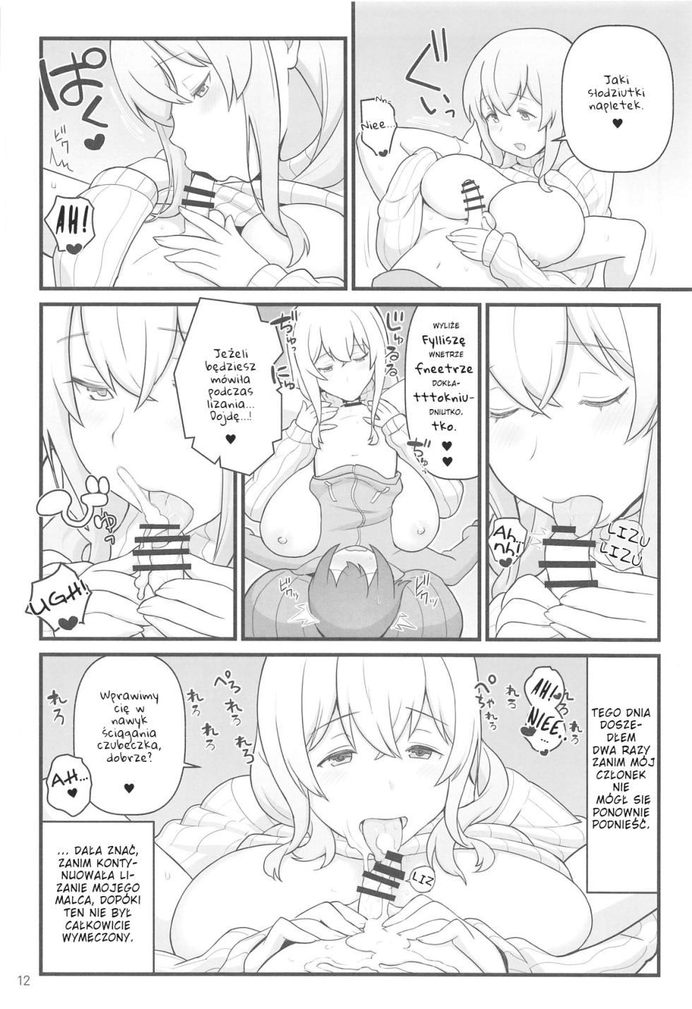(C95) [Kakuzato-ichi (Kakuzatou)] Akkun no Nikkichou | Dziennik Akkuna (Sunohara-sou no Kanrinin-san) [Polish] - Page 12