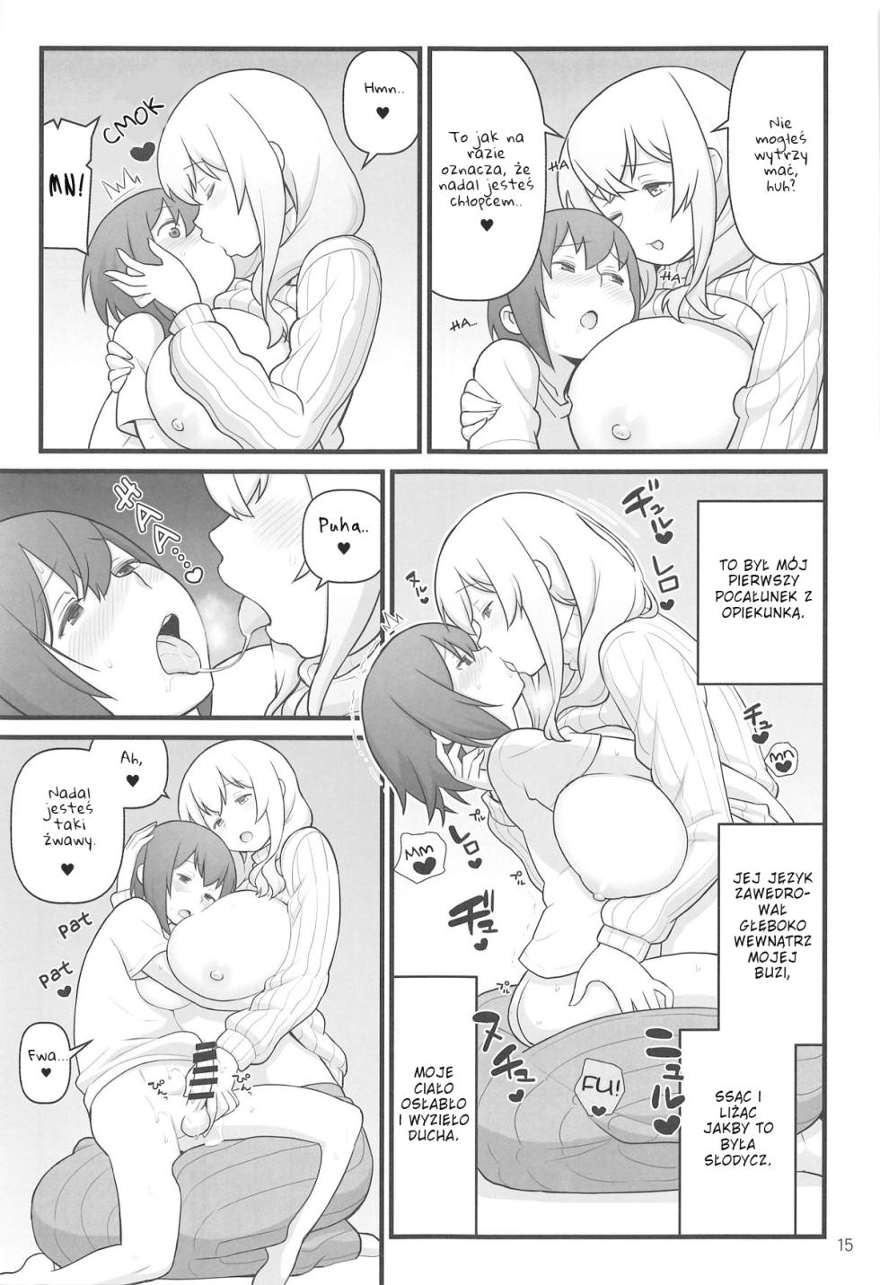 (C95) [Kakuzato-ichi (Kakuzatou)] Akkun no Nikkichou | Dziennik Akkuna (Sunohara-sou no Kanrinin-san) [Polish] - Page 15