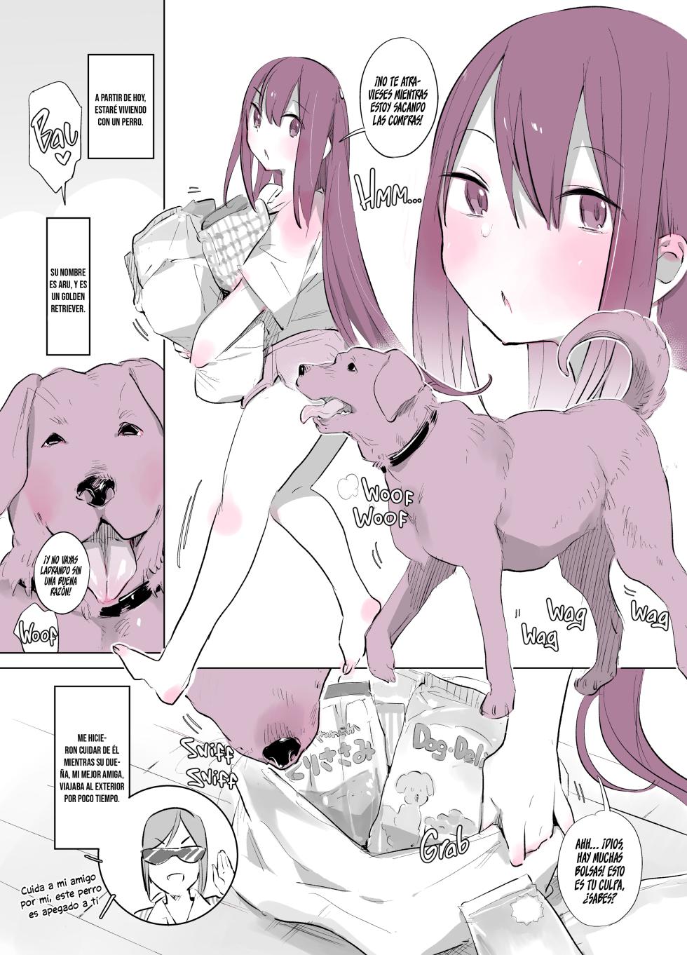 [ANIMAL SERVICE (Haison)] Kyou kara Inu to Dousei Shimasu! | ¡A Partir De Hoy Viviré Con Un Perro! [Spanish] [Rabbit's Hole Lewd] - Page 2