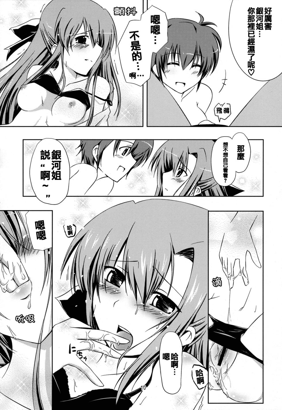 (C72) [Zanryuu Shinen (Nagami Yuu)] SisterS (Mahou Shoujo Lyrical Nanoha) [Chinese] [倒在麦田吧汉化] - Page 9