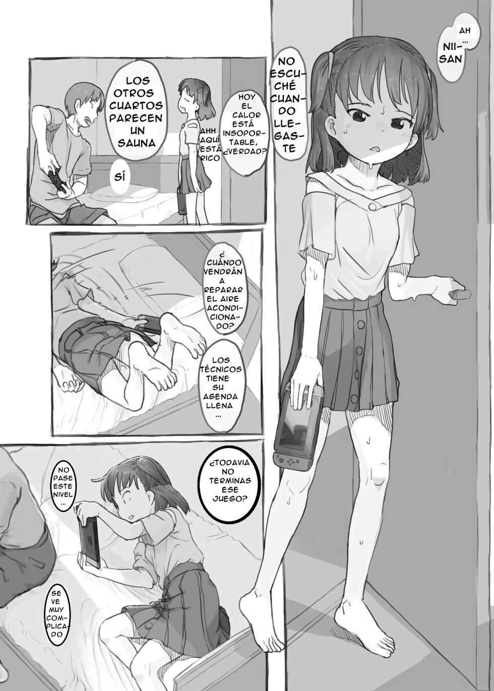 [Kuromahou Kenkyuujo (Nukaji)] Imouto to Nuku |  ¡¡¡Cruzando La Línea Con Mi Hermana!!! [Spanish] [Nid] [Decensored] [Digital] - Page 5