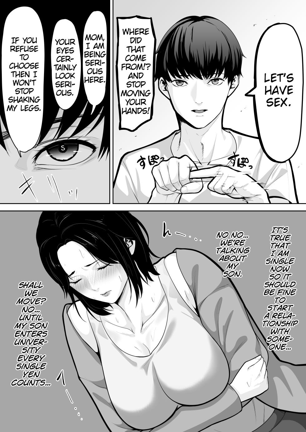 [Kuruto] Okaa-san de Sumasushikanakute | There's No Choice But Make Do With My Mom [English] [MrBubbles] - Page 5