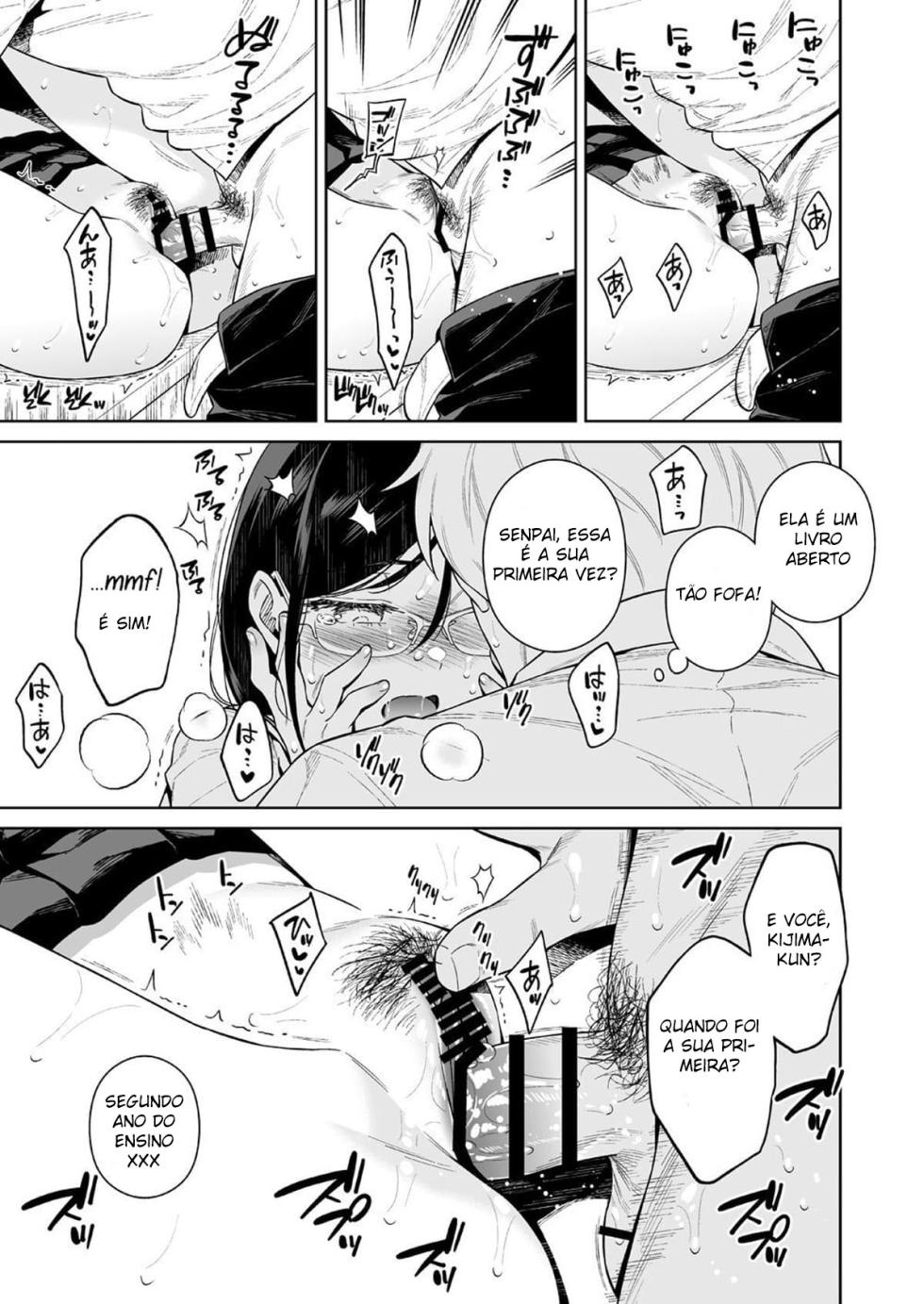 [2JIMUSUBI (Ohno Kanae)] Toshoshitsu no Kedamono-tachi | Os Pervertidos na Biblioteca [Portuguese-BR] [Mundo Hentai] [Digital] - Page 20