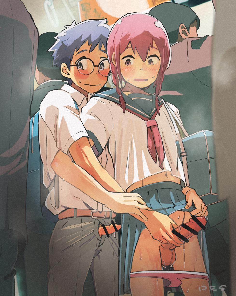 [Pes] Densha de Deatta Otoko no Musume-kun ni Yararechau Danshi-kun [Japanese, English] - Page 13