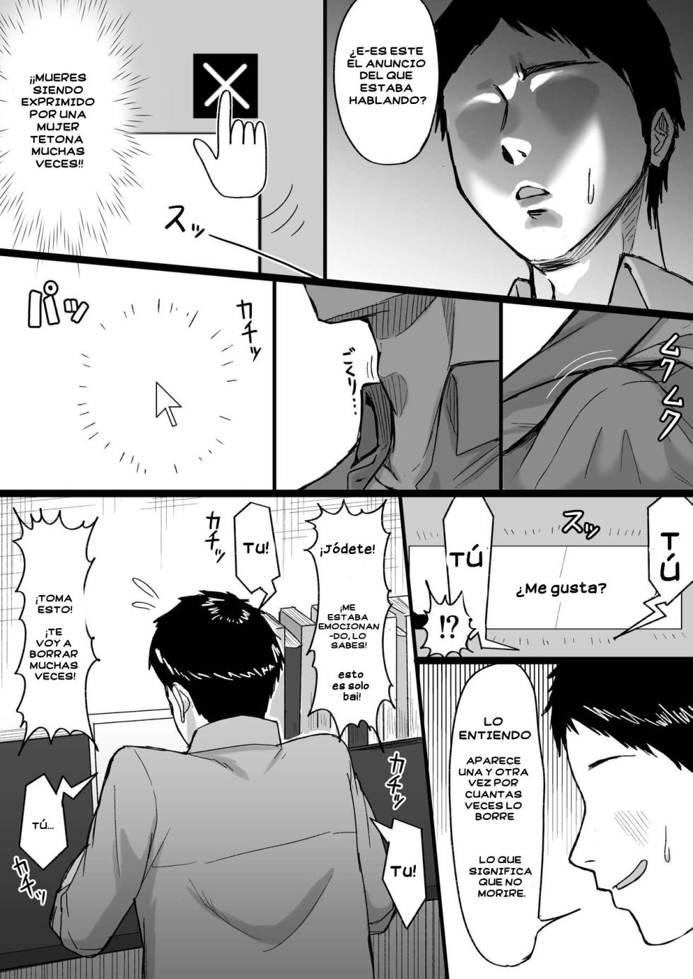 [Ore no Sasakure] Shiroi Heya ~Mukanjou Bakunyuu Yuurei ni Shinu made Shiboritorareru~ | Una Chica Fantasma Me Visita [Spanish] [Al Chile no Sé Scan] - Page 7