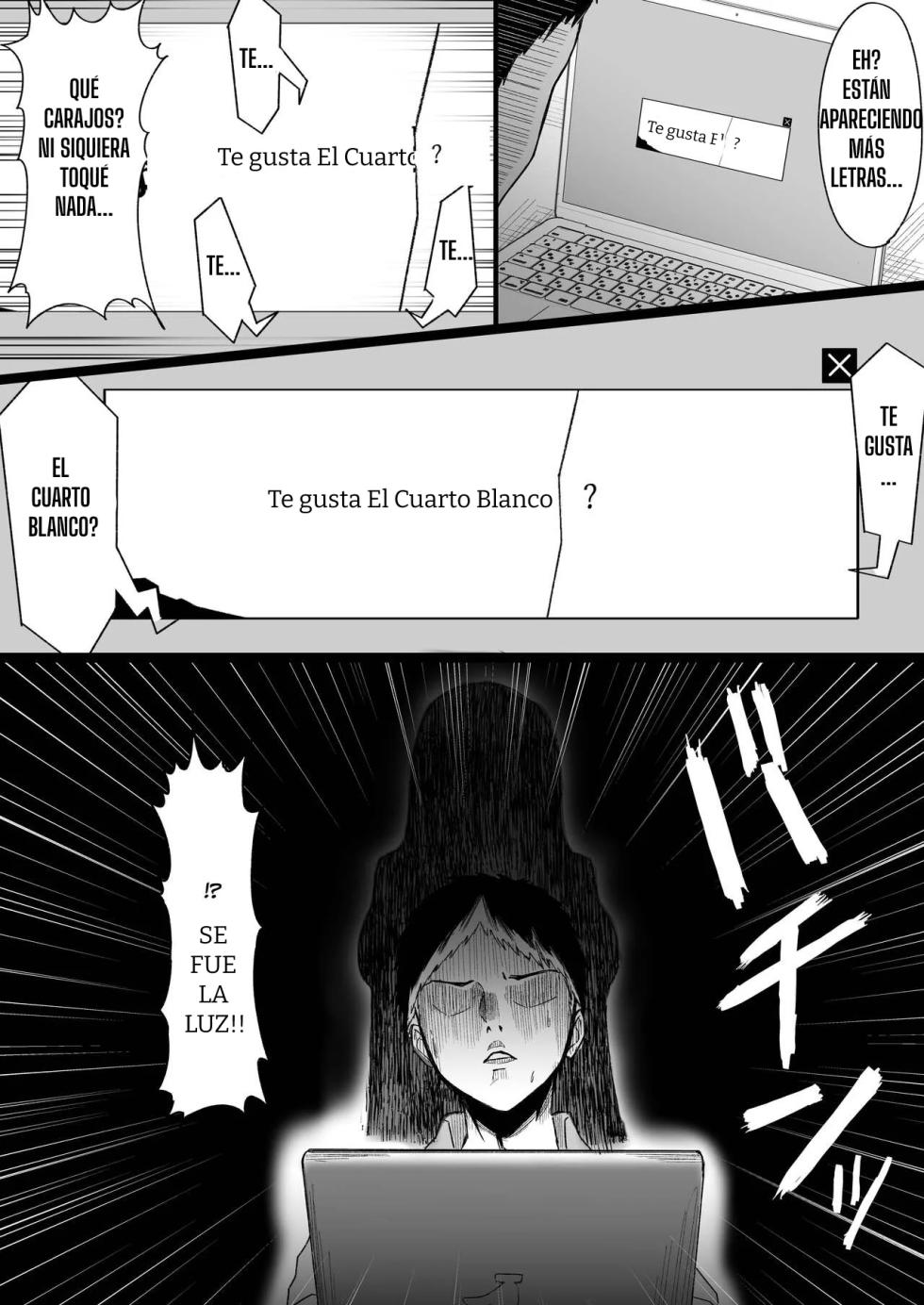 [Ore no Sasakure] Shiroi Heya ~Mukanjou Bakunyuu Yuurei ni Shinu made Shiboritorareru~ | Una Chica Fantasma Me Visita [Spanish] [Degenerados y Asociados] - Page 8