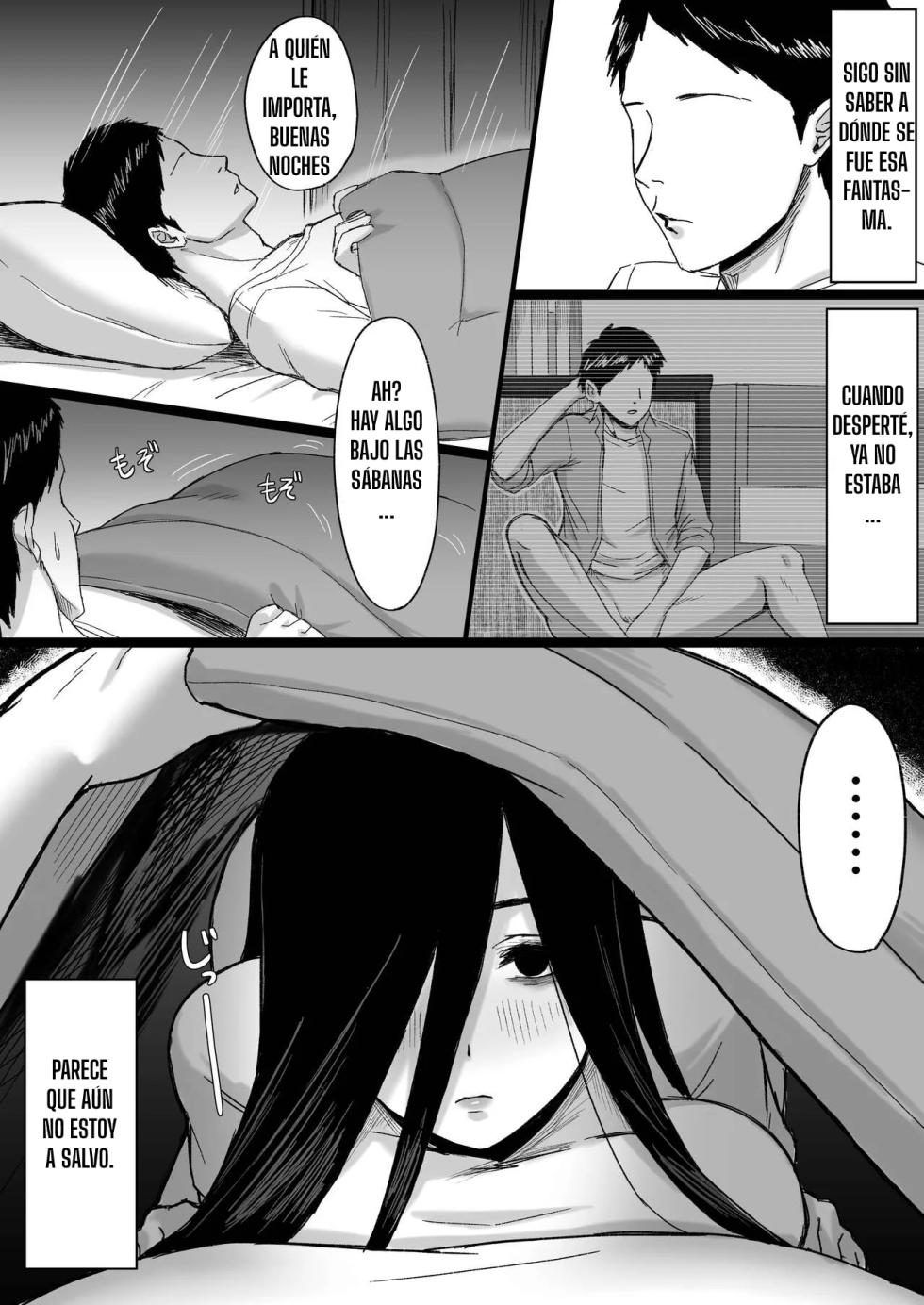 [Ore no Sasakure] Shiroi Heya ~Mukanjou Bakunyuu Yuurei ni Shinu made Shiboritorareru~ | Una Chica Fantasma Me Visita [Spanish] [Degenerados y Asociados] - Page 31