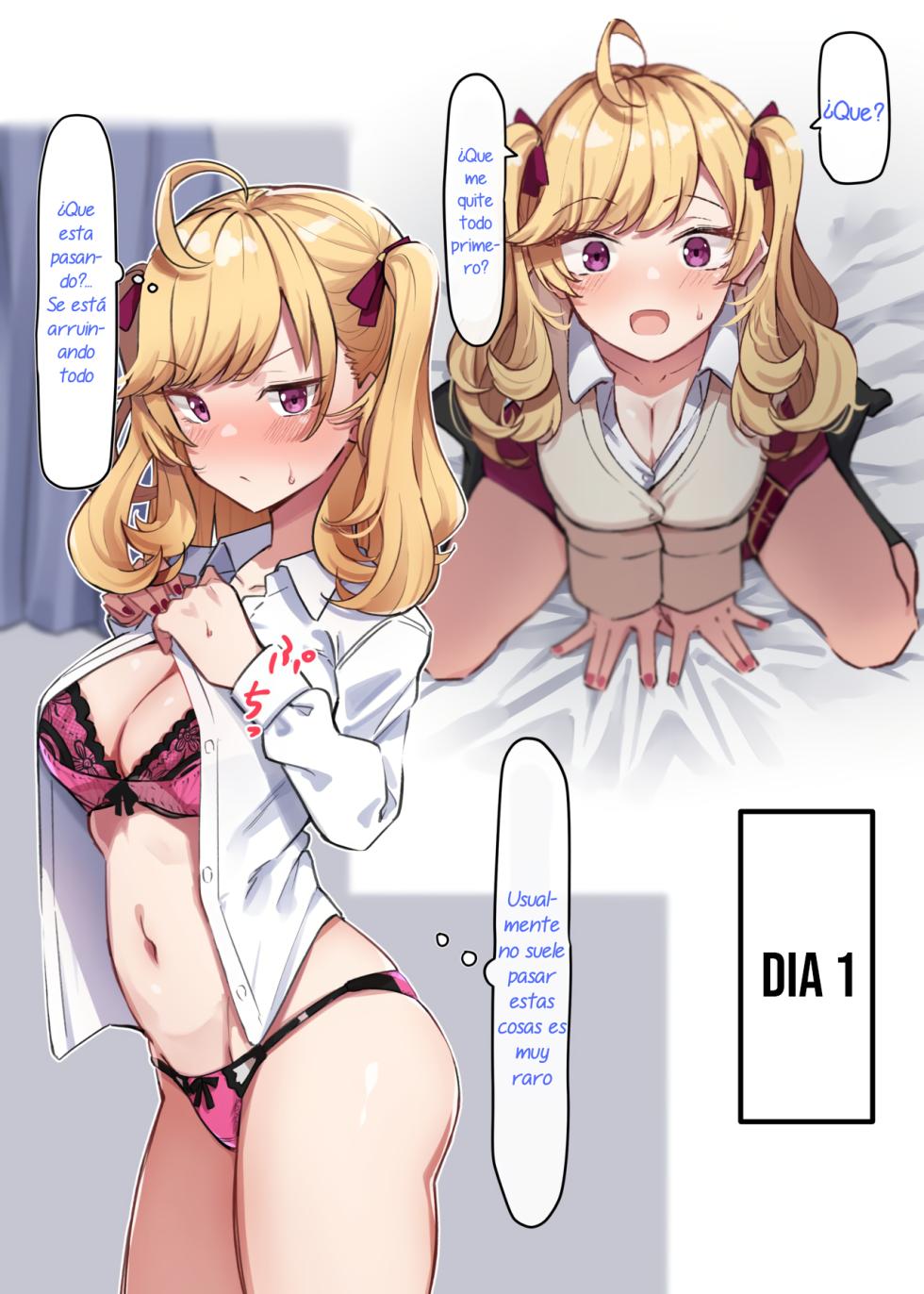 [MM] Kinpatsu Girl to Polynesian Sex | Polynesian Sex with a Blonde Gal (Takamiya Rion) [Spanish] [Orckuro Translations] - Page 3