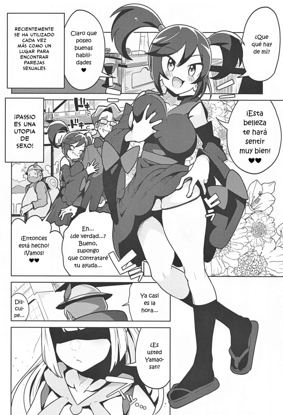 [Mannen Dokodoko Dondodoko (Tottotonero Tarou.)] POCKET BITCH 2 (Pokémon Sun & Moon) [Spanish] [Las Profanadas Scan] [Digital] - Page 3