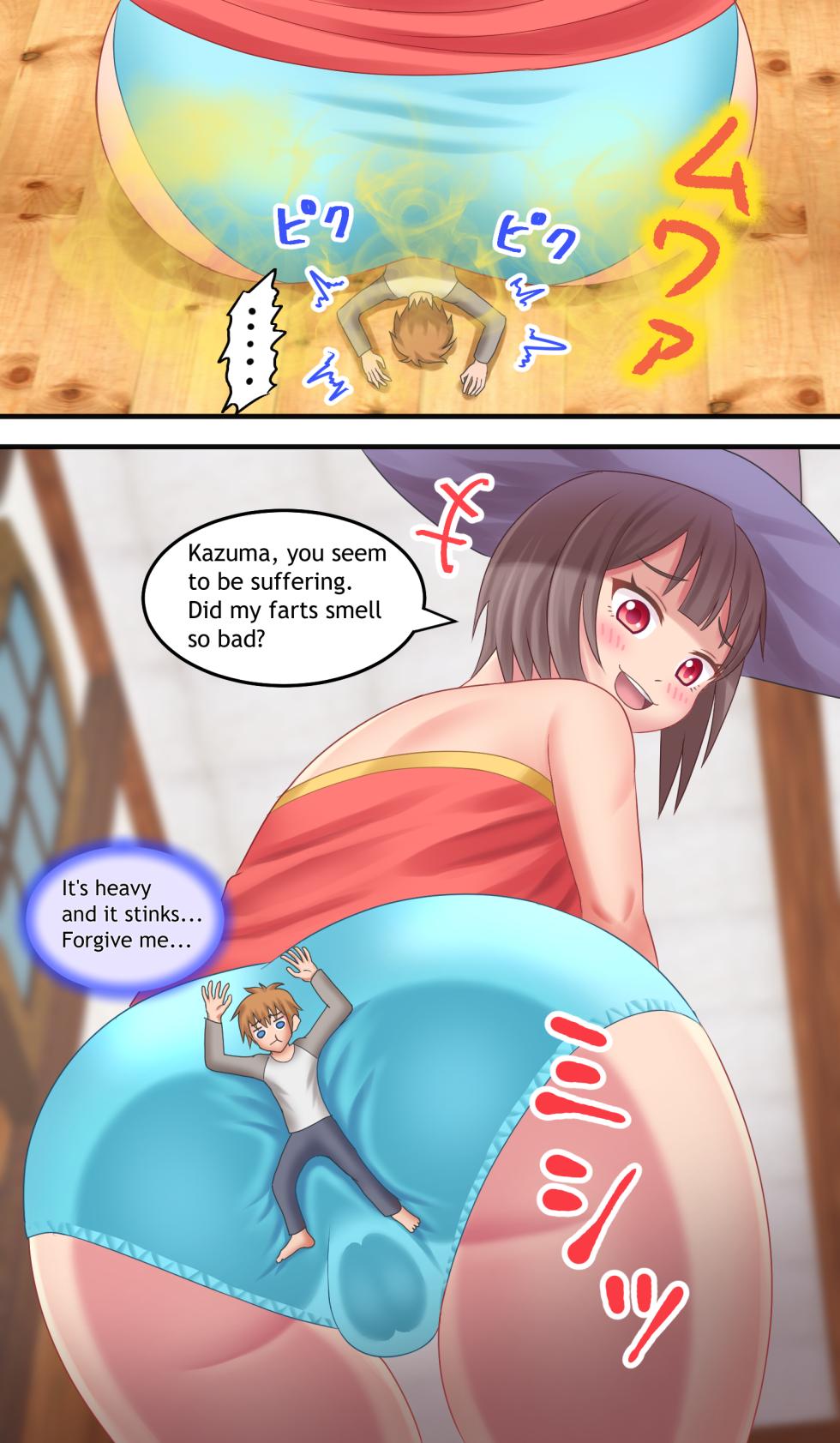 [Bunchi] Konosuba Girls Farting [English] - Page 31