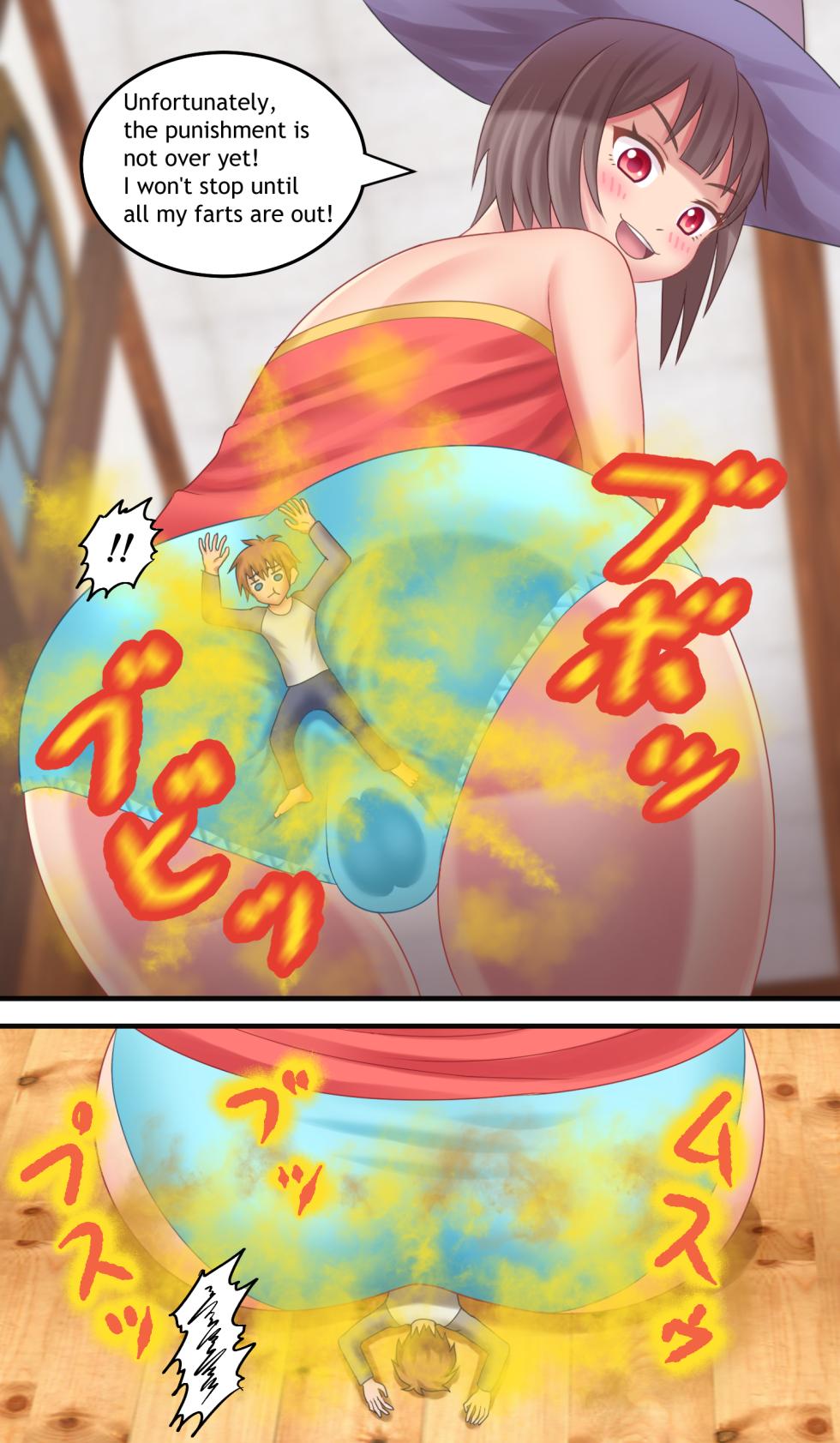 [Bunchi] Konosuba Girls Farting [English] - Page 32