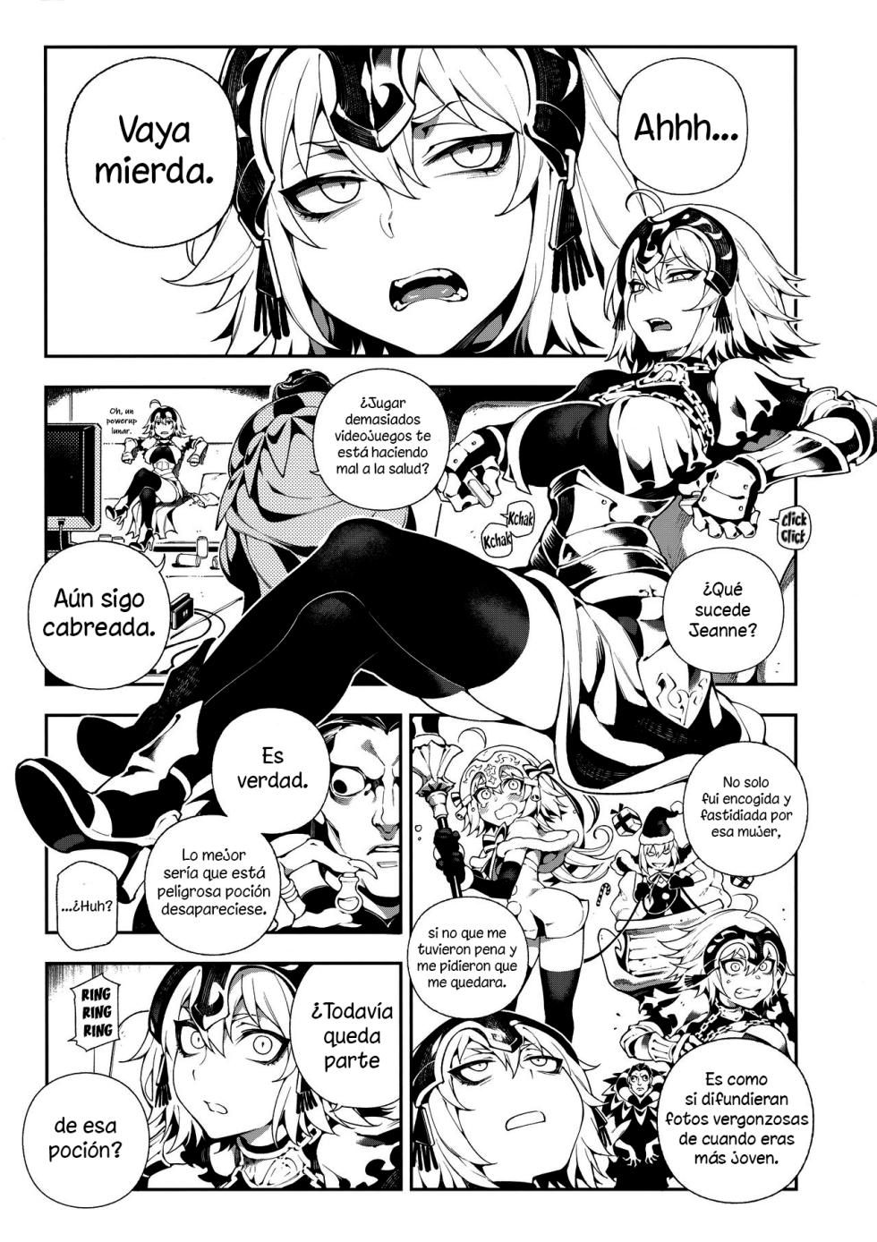 (C94) [Bear Hand (Fishine, Ireading)] CHALDEA MANIA Jeanne Alter (Fate/Grand Order) [Spanish] [Moryango] [Decensored] - Page 3