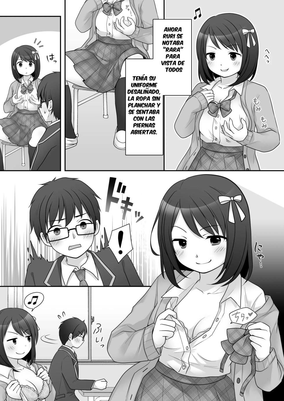 [TSF Mousou Chikusekijo (Kuratsuka Riko)] Furyou in Kanojo ~Boku no Kanojo no Karada wa Furyou Otoko (Aitsu) ni Nottoraremashita.~ [Spanish] [Delnero] - Page 9