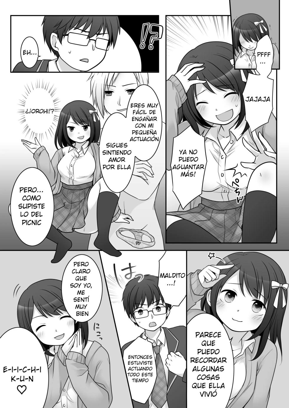 [TSF Mousou Chikusekijo (Kuratsuka Riko)] Furyou in Kanojo ~Boku no Kanojo no Karada wa Furyou Otoko (Aitsu) ni Nottoraremashita.~ [Spanish] [Delnero] - Page 29