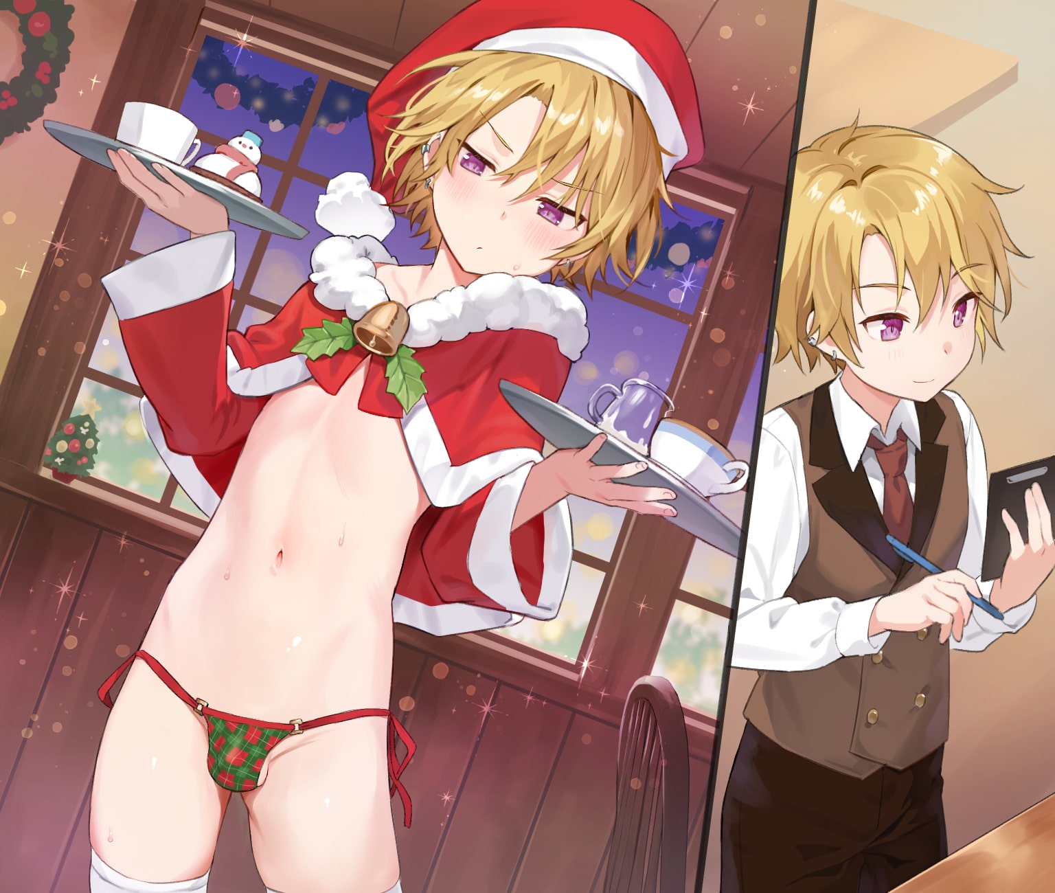 [Commamion] Midara na Shomotsu o Yomu Xingqiu-kun + Christmas Arbeit (Genshin Impact) - Page 11