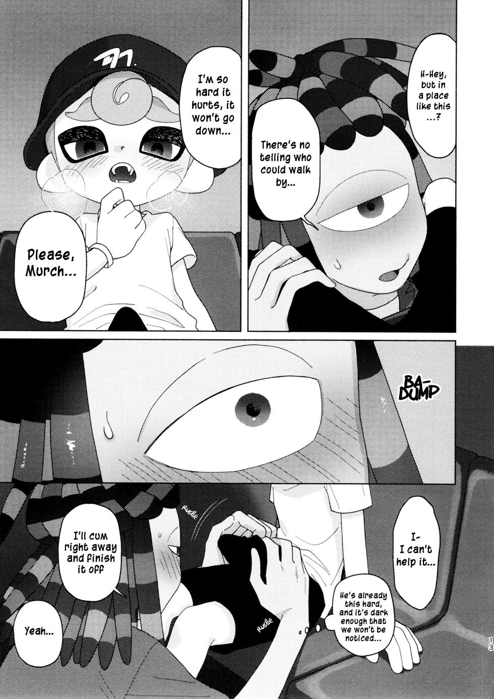 (ALL STAR 21) [HanoHako (Kashi)] Sneak away from the fest. (Splatoon) [English] - Page 13