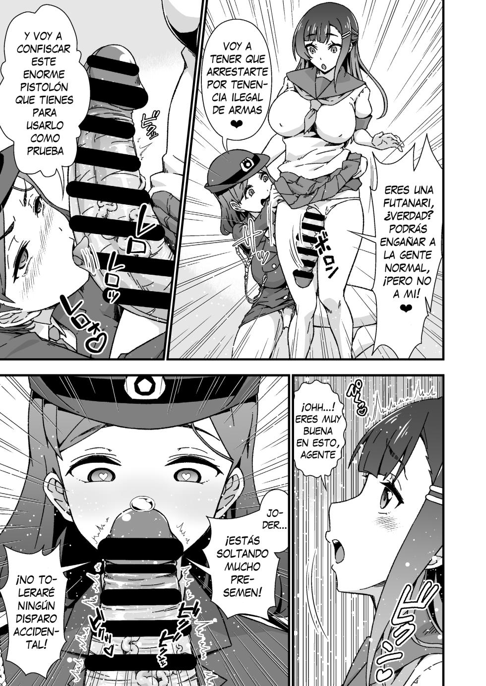 [Doku Tonkotsu Niku Dorei (Tanohito)] Futanari-chan Haramasex Kyokashou o Hirou - La futanari que encontró una licencia para preñar [Spanish] [MFT-Team] - Page 25