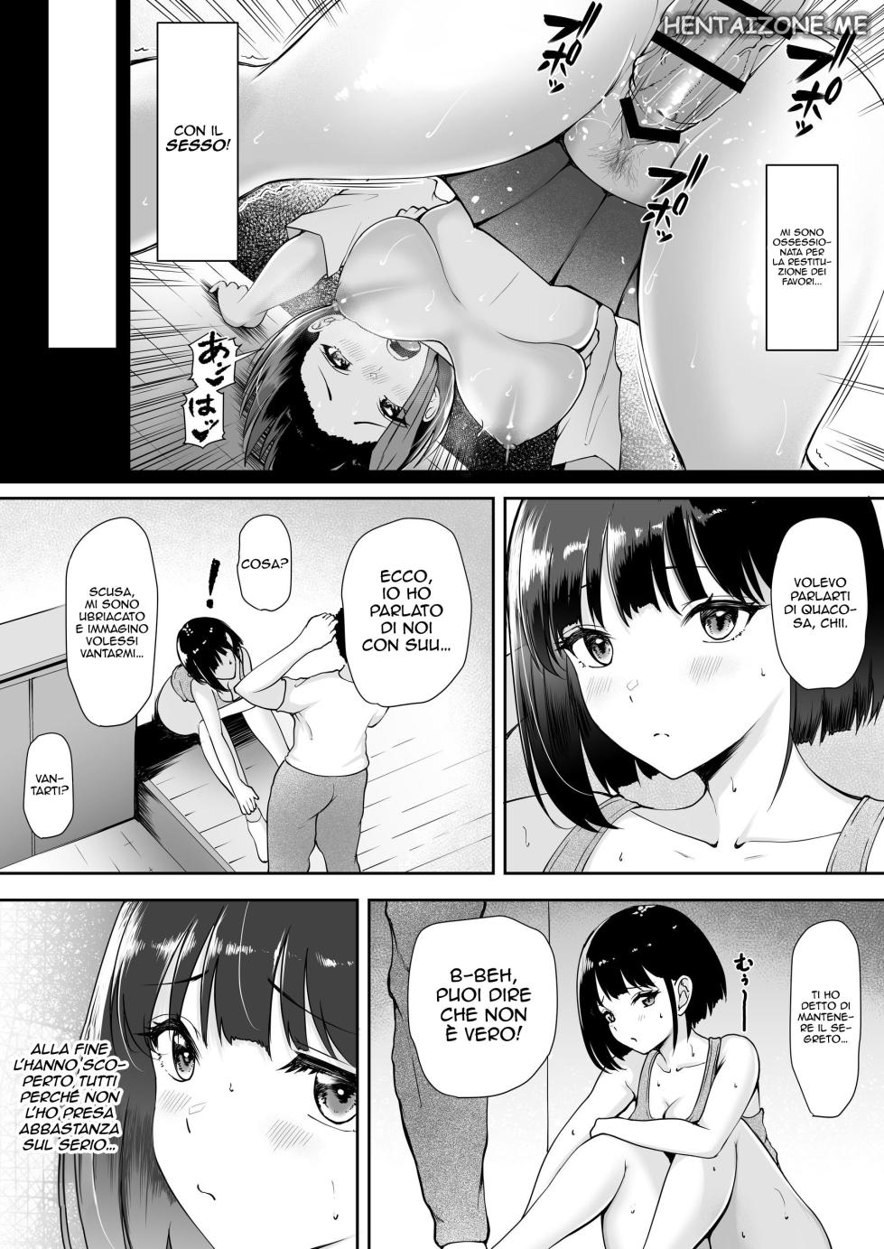 [Yamitsukihaguhagu (Kuware)] Genkai Shuuraku de Wakai Onna wa Watashi dake... ~Mura no Onaho Hen~ | Mi Trovo Meglio in Campagna [Italian] - Page 9