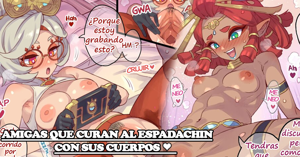 [Mimonel] Kenshi-sama o Karada de Iyasu Nakama-tachi | Amigas que curan al espadachín con sus cuerpos (The Legend of Zelda: Tears of the Kingdom) [Spanish] [Decensored] - Page 1