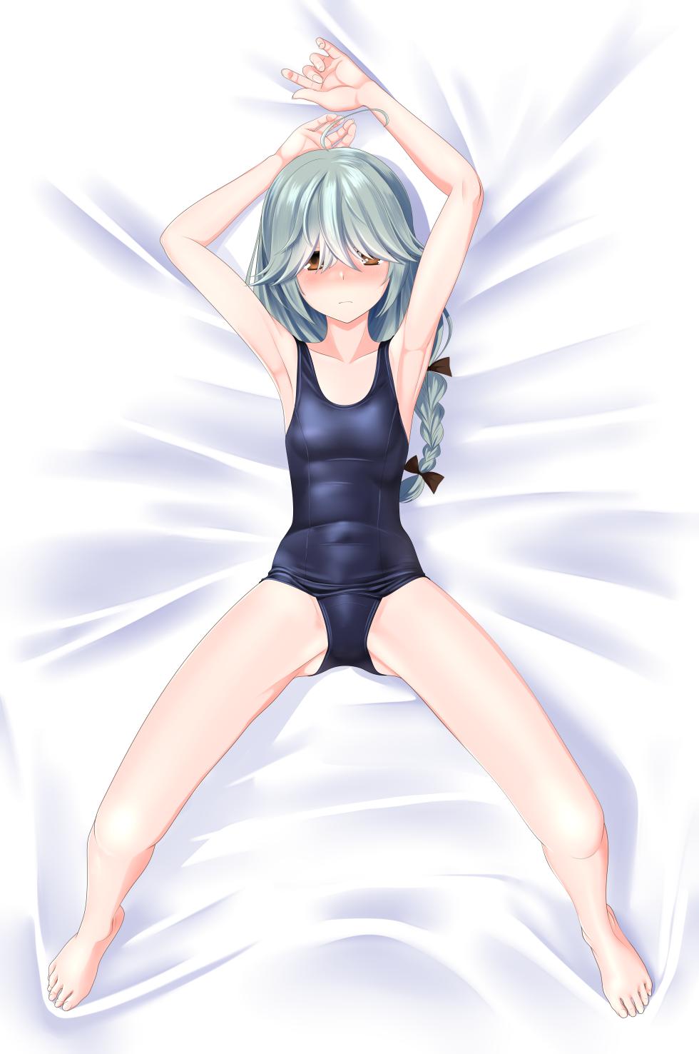 [Takafumi] Hamanami - Dakimakura Kouzu Maku Kensa (Kantai Collection -KanColle-) - Page 1