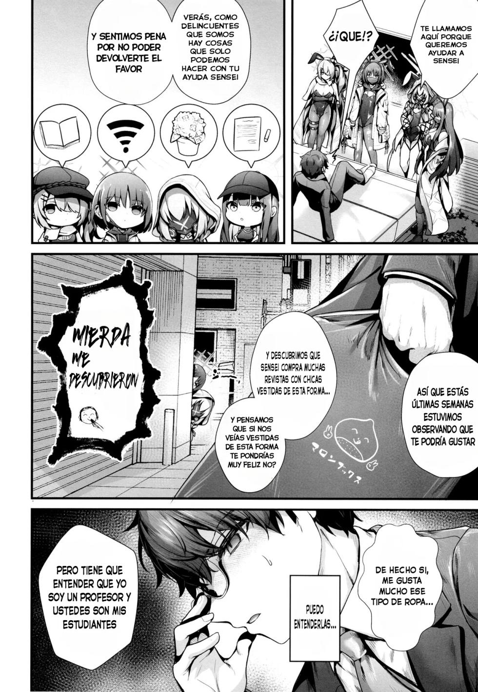 [Edamametei (Uko)] Bunny+ (Blue Archive) [Spanish] [SalaInTheDrain] [Digital] - Page 6