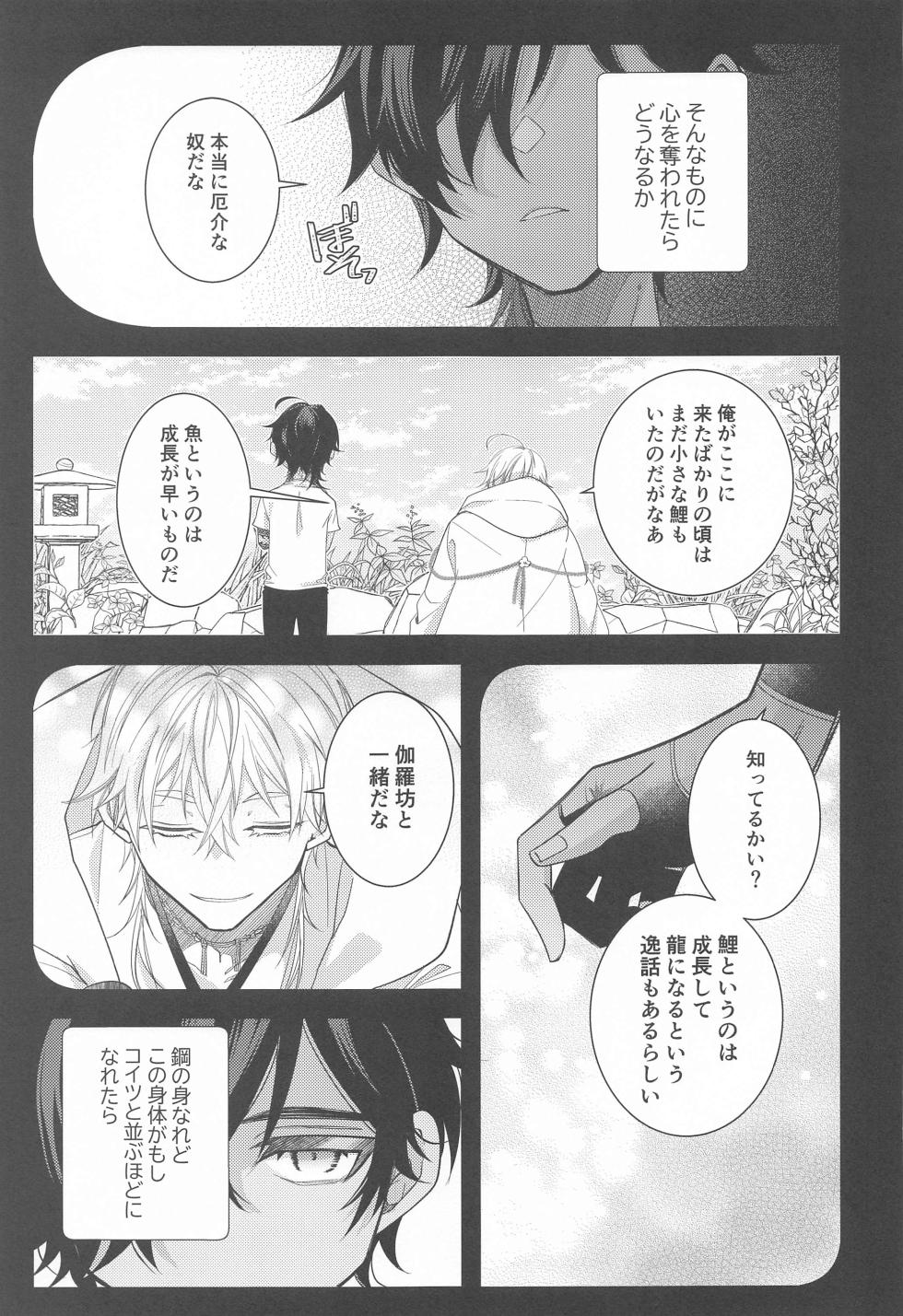 (Rindou no Saku Koro ni 7) [no100k (Ichirou)] Kimi ga Konna ni Kakko Yoku Naru nante Kiitenai! - I never heard of you being so cool! (Touken Ranbu) - Page 24