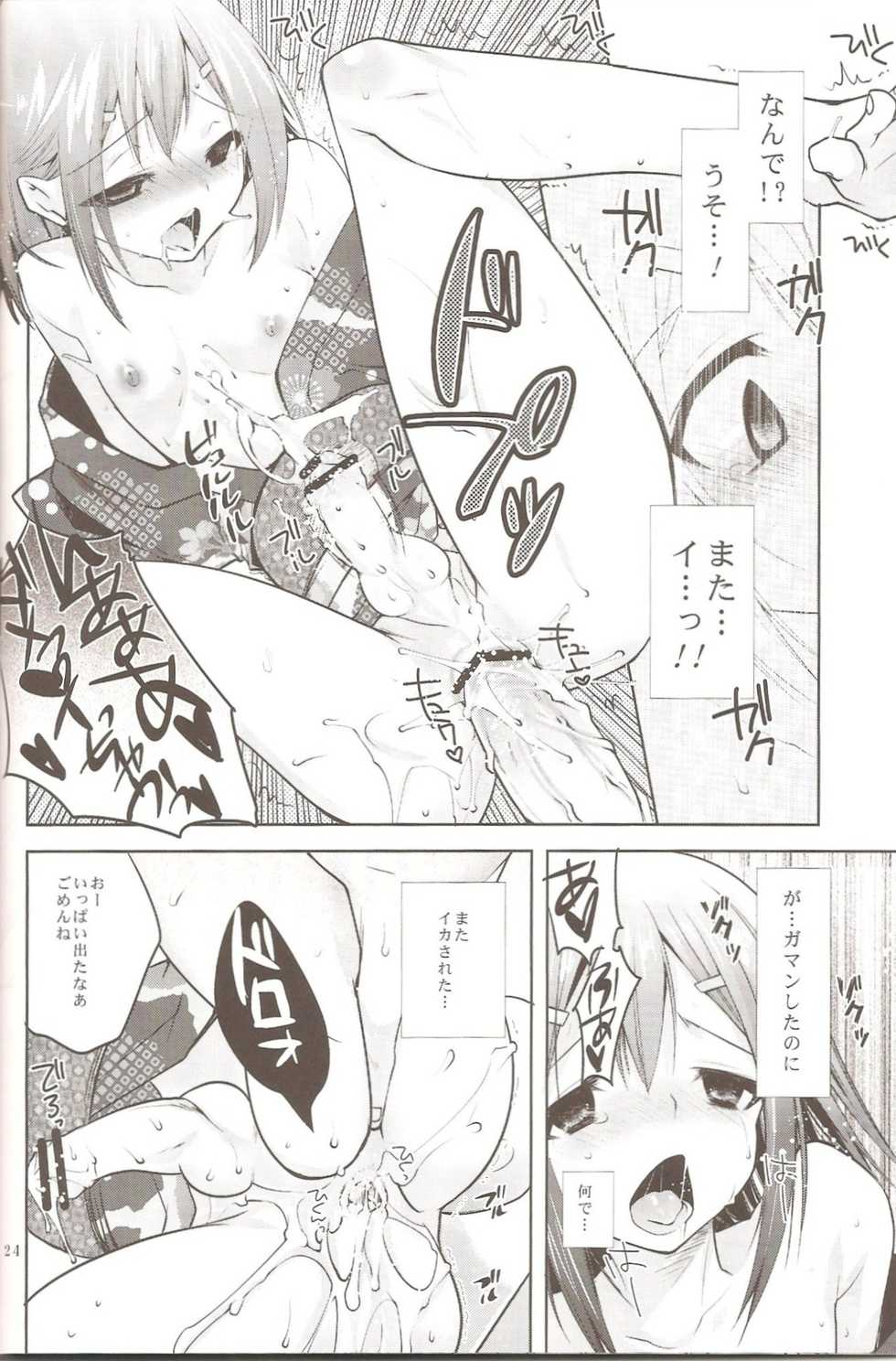 [Mahouse (Jakou Nezumi)] Baka to Hideyoshi to 6.5-Kan no Are (Baka to Test to Shoukanjuu) - Page 23