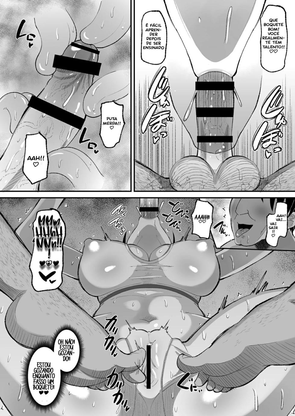 [AMP (Norakuro Nero)] Kichiku Kyoushi ni Otosareta Boku no Seitokaichou 2 [Portuguese-BR] [Digital] - Page 20