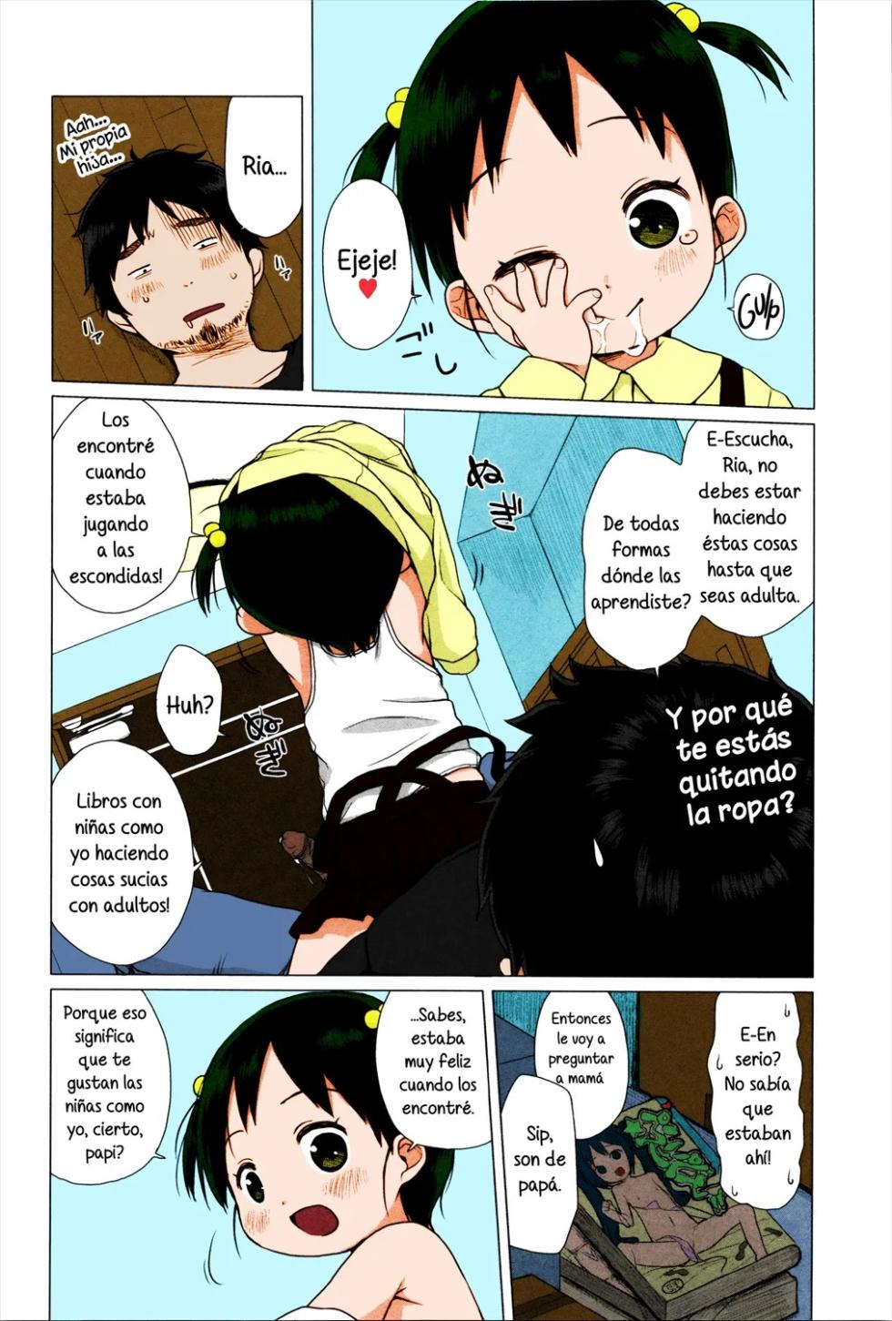 [Miyasaka Takaji] Datte Papa ga Suki | Pero Yo Amo a mi Papi (Heartcatch Puni Pedo! Cosmos Gumi) [Spanish] [TedKuma] [Decensored] [Colorized] - Page 8