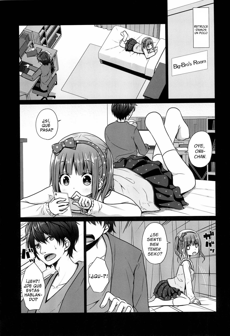 (C97) [Azure (Kagono Tori)] Ani ga Lolicon datta no de Imouto wa Doutei o Ubau koto ni shita [Spanish] [Zimos] - Page 4