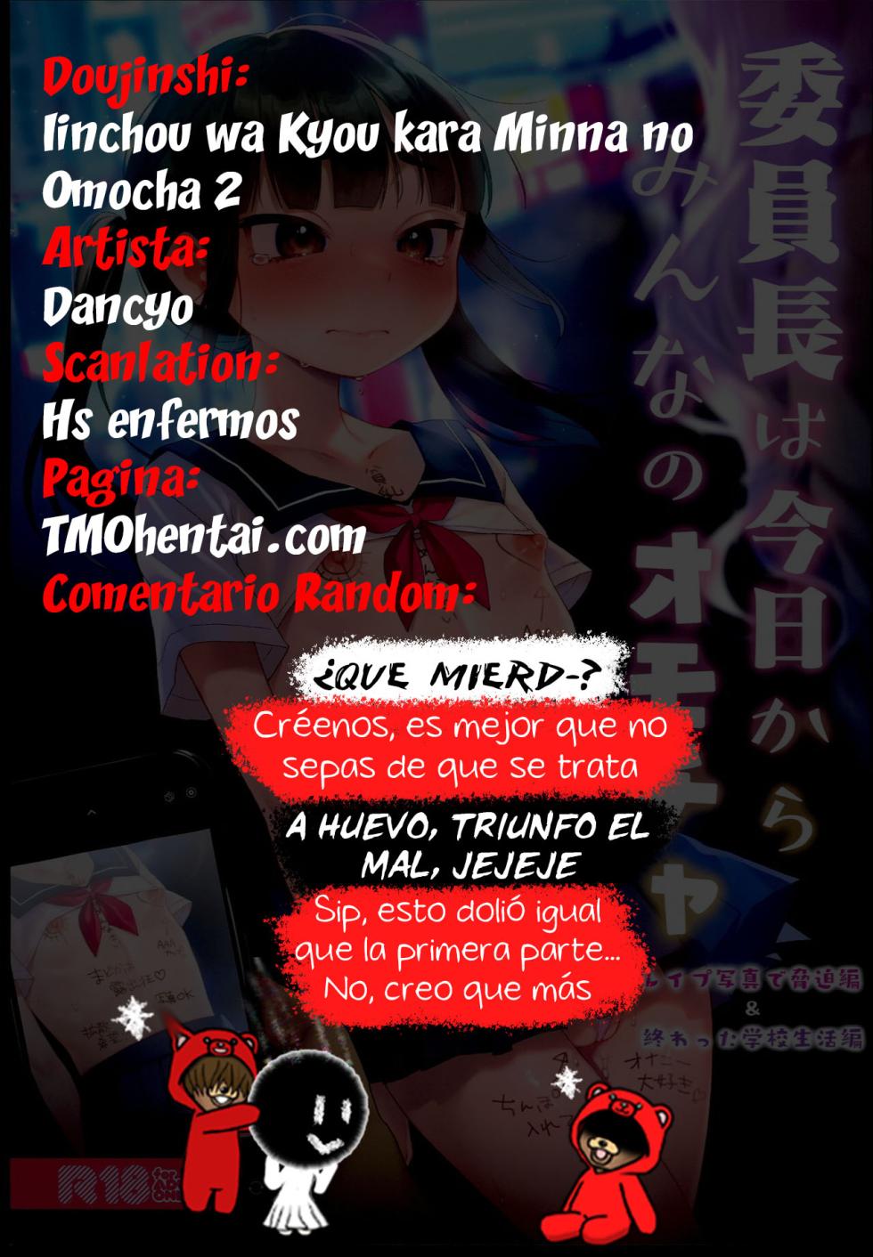 (C102) [Himitsukessya Usagi (Dancyo)] Iinchou wa Kyou kara Minna no Omocha [Spanish] [Hs enfermos] [Digital] - Page 36