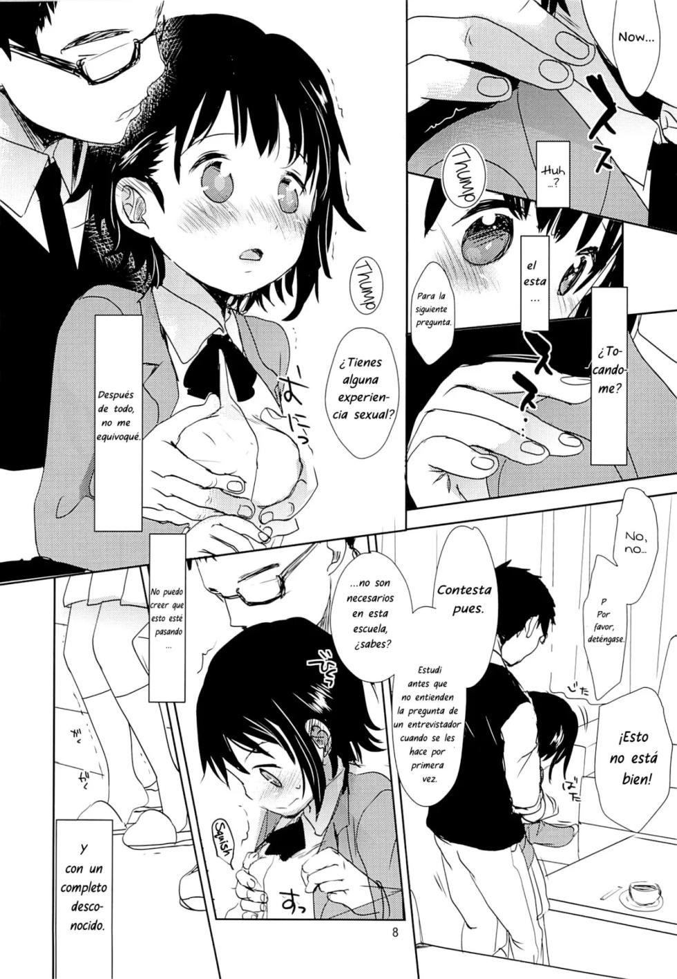 (C85) [Okadatei (Okada Kou)] Onodera Kosaki wa Koushite Juken ni Seikou Shimashita. | How Kosaki Onodera Passed her Exam. (Nisekoi) [Spanish] [Traducciones Soviéticas] - Page 7