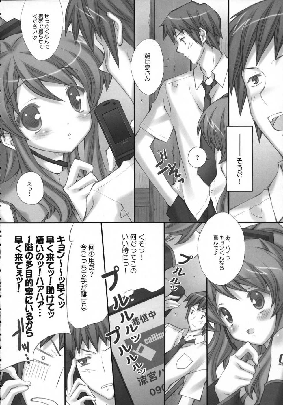 (C73) [LiZ (Satomi Hinako)] ponytail syndrome (Suzumiya Haruhi no Yuuutsu) - Page 7