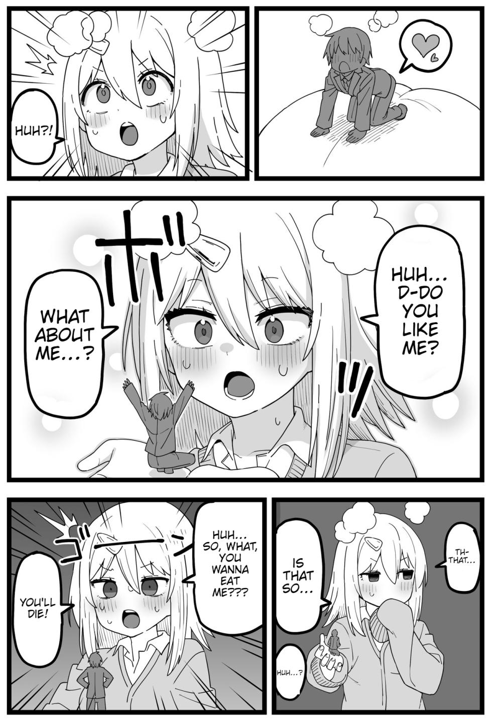 [Shiheki] Sugoi Dekai  Classmate ni Butsuriteki ni Taberareru Manga | The Manga about Being Physically Eaten by a Giant Classmate (Size fetish) [English] - Page 5