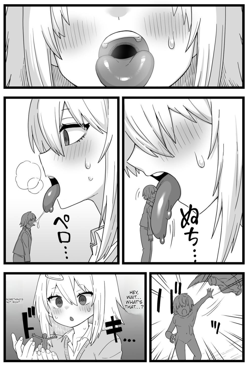[Shiheki] Sugoi Dekai  Classmate ni Butsuriteki ni Taberareru Manga | The Manga about Being Physically Eaten by a Giant Classmate (Size fetish) [English] - Page 12