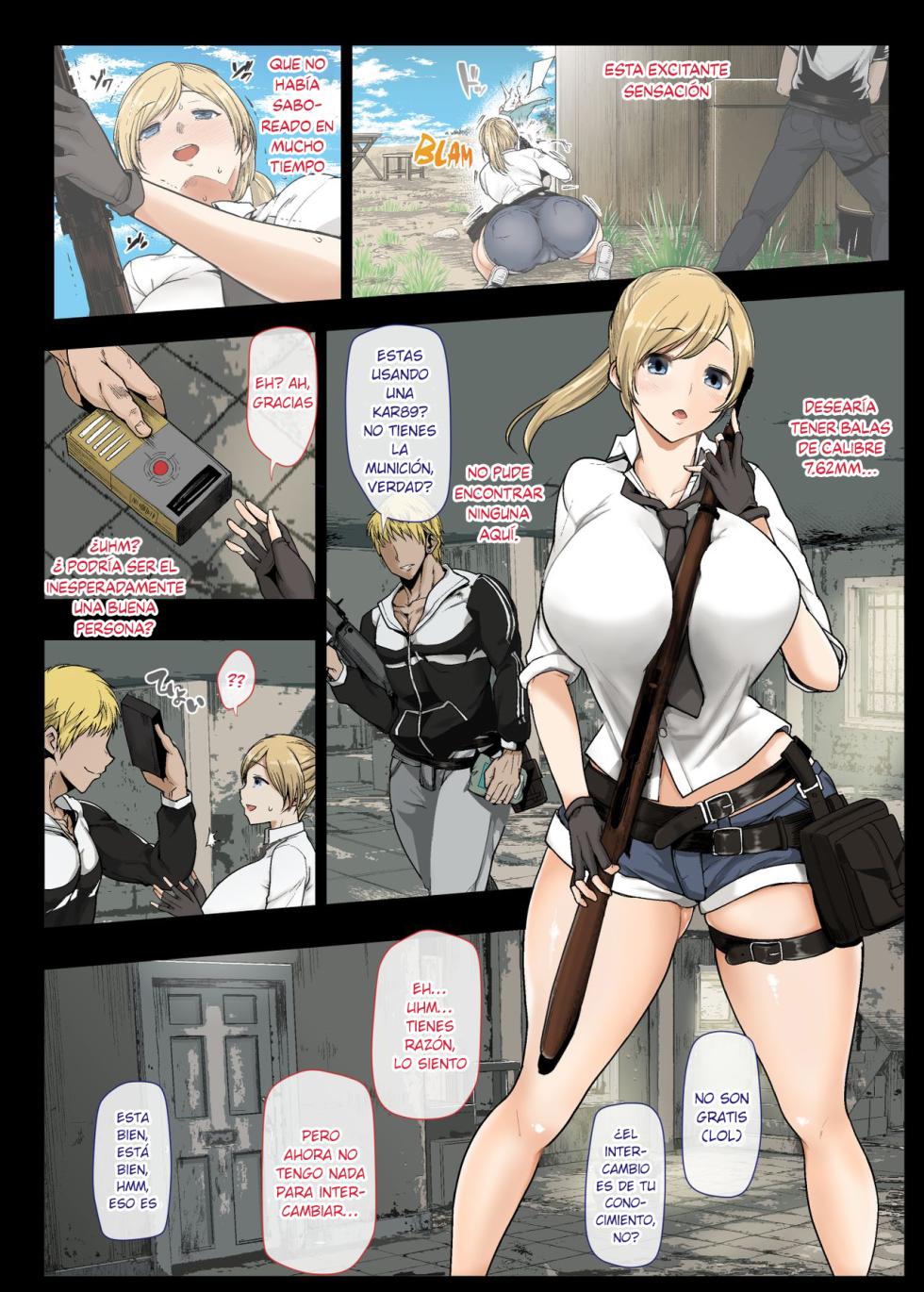 [Aomizuan (Shimantogawa)] Geneki Joshidaisei to, Iyarashii Donkatsu [Spanish] - Page 8