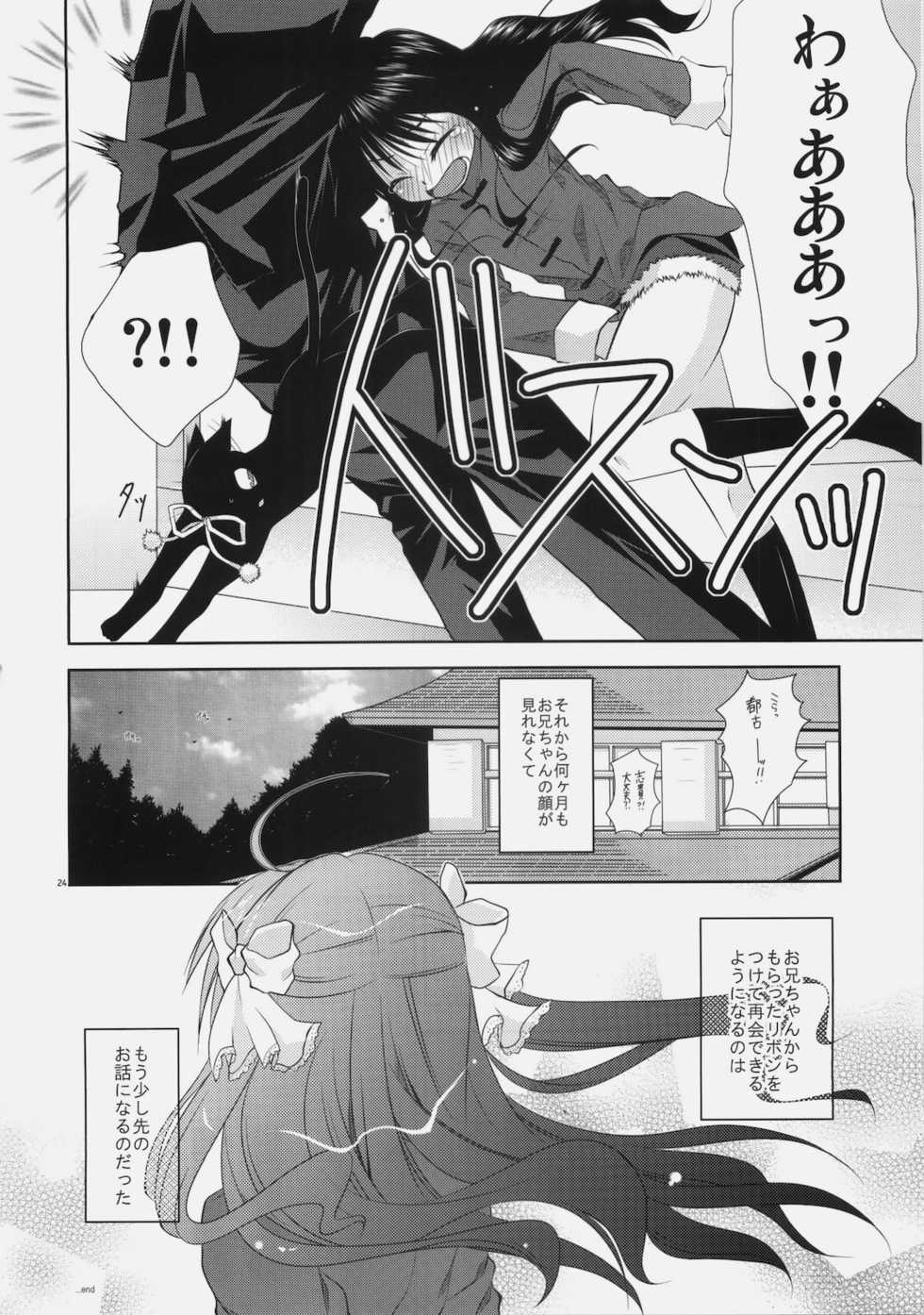 (C78) [Mare Serenitatis (Erika)] Shoujo to Kuroneko no Kochou no Yume (Tsukihime) - Page 24