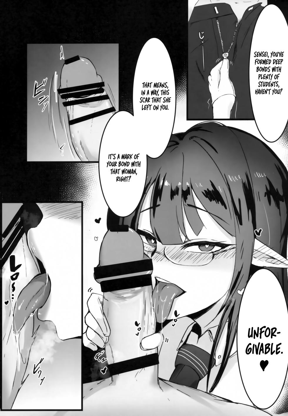 (C101) [Toei Succubus (Chamu)] Yoru no Souryoku-sen INSANE | Total Night Assault INSANE (Blue Archive) [English] [Tea Party Scans] - Page 6