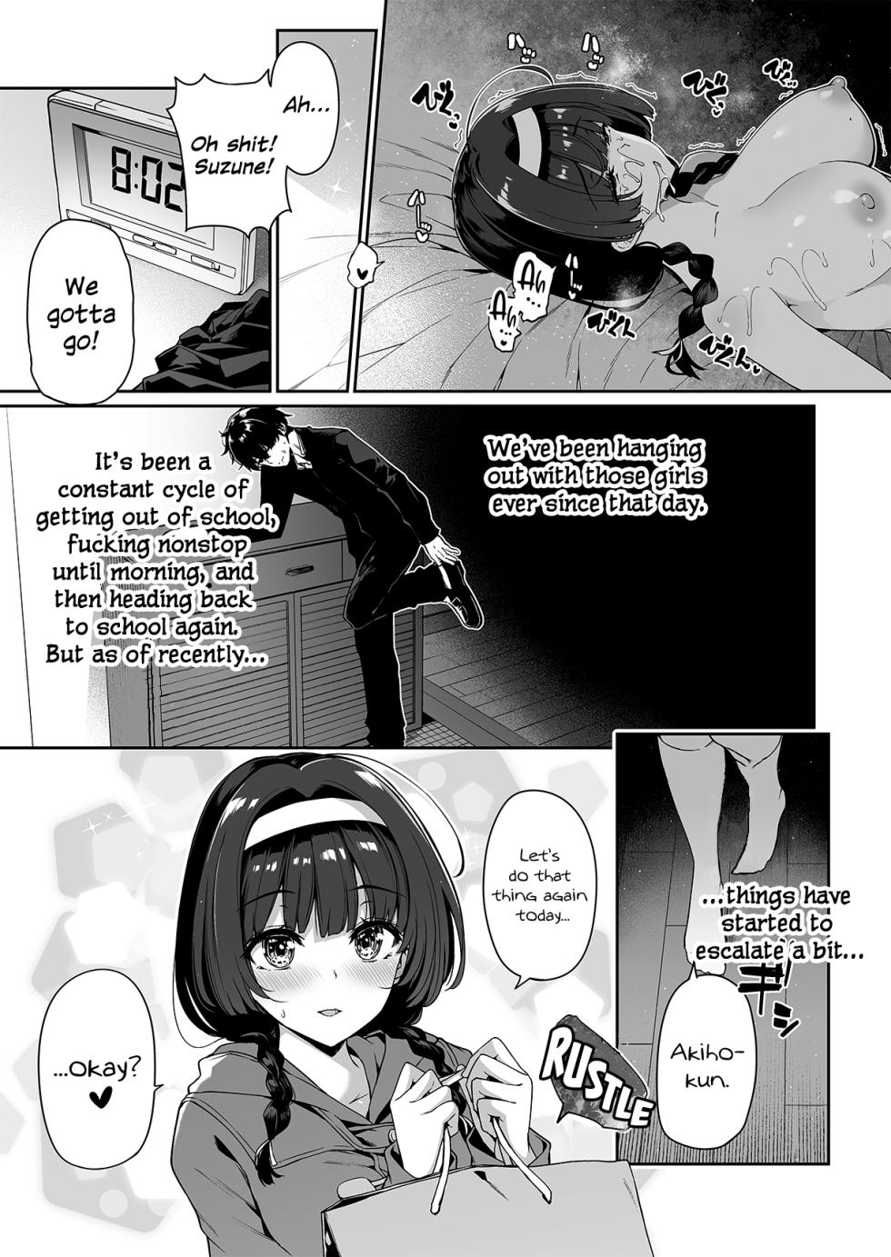 [Bottle Ship Bottler (Kazakura)] InCha Couple ga You Gal-tachi to SEX Training Suru Hanashi 2 [English] {Hennojin} [Decensored] - Page 4