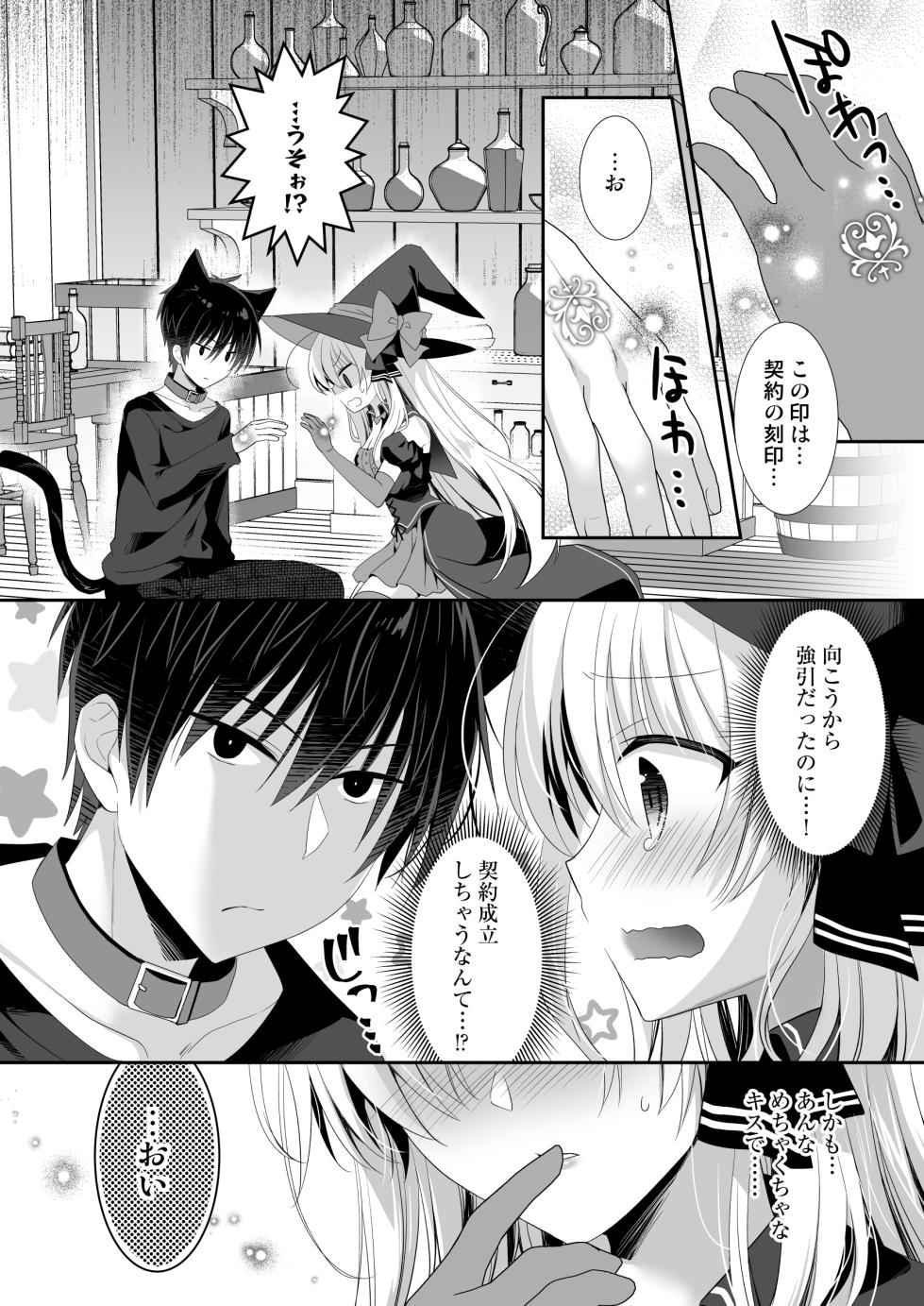 [Tasomorera (Izumi Makoto)] Ponkotsu Majo to Ijiwaru na Neko. -Shoukan Shita Tsukaima ga Iu Koto o Kiite Kuremasen!- [Digital] - Page 11