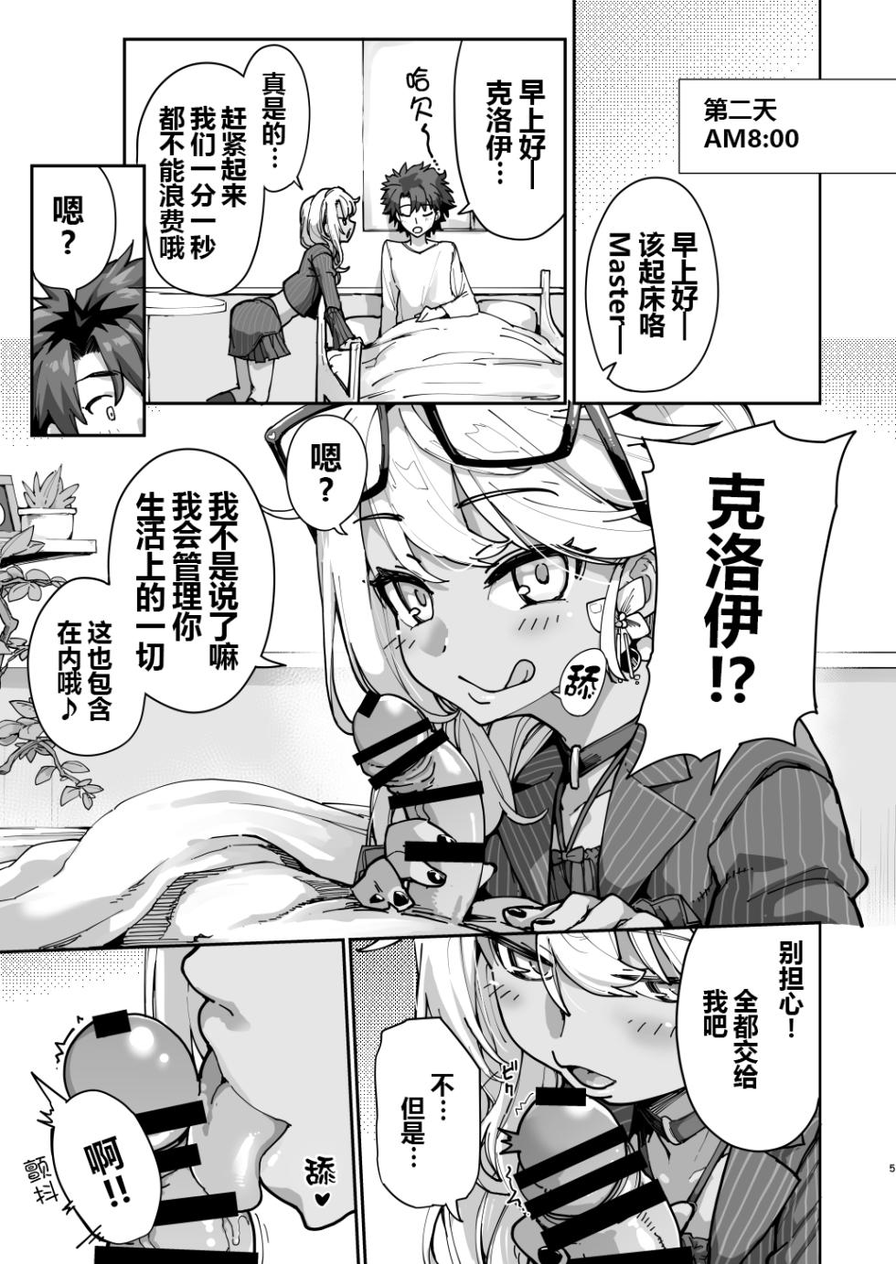 [IRON GRIMOIRE (SAKULA)] Shasei Kanrisha Chloe (Fate/Grand Order) [Digital] [Chinese] [黑锅汉化组] - Page 5