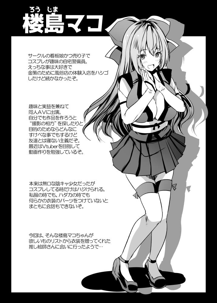 [Rojiura Manhole (MAKI, Souda Gumi)] Echi Layer, Oshi Eshi ni Sukebu de Offpako Irai Shite Mita [Digital] - Page 2