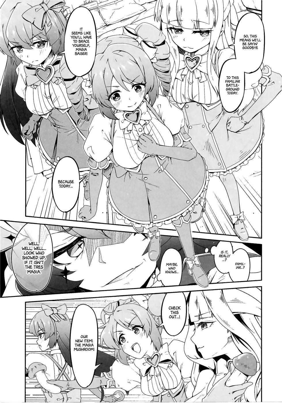 (COMIC1☆24) [MIDDLY (Midorinocha)] Kaishaku Chigai ni Akogarete - I admired the misunderstanding but it was a serious failure... (Mahou Shoujo ni Akogarete) [English] [Project Valvrein] - Page 6