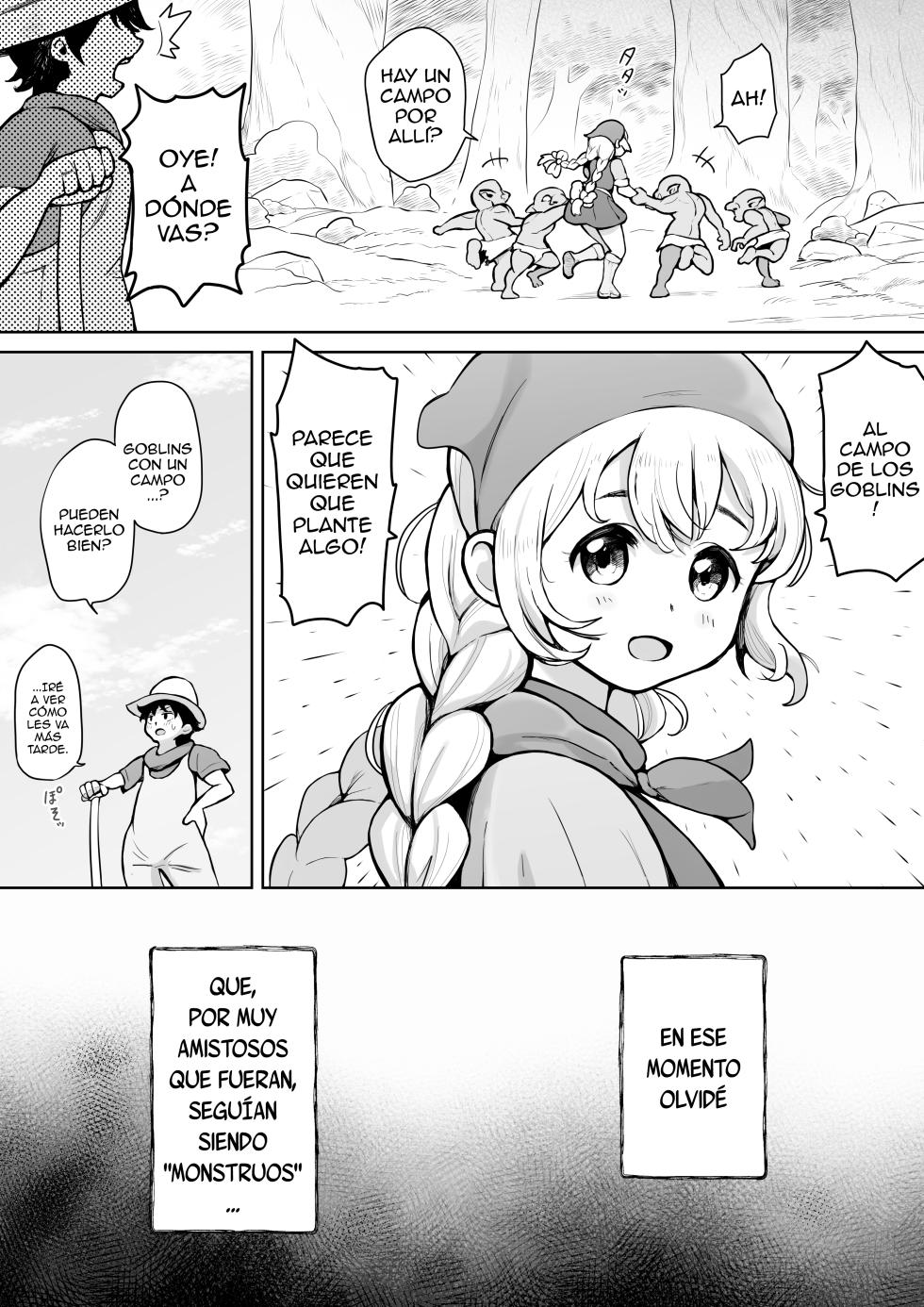 [Muigyuu] Osananajimi ga Goblin ni Omochigaeri sareta Hanashi [Spanish] [TRADUCEME ESTA] - Page 4