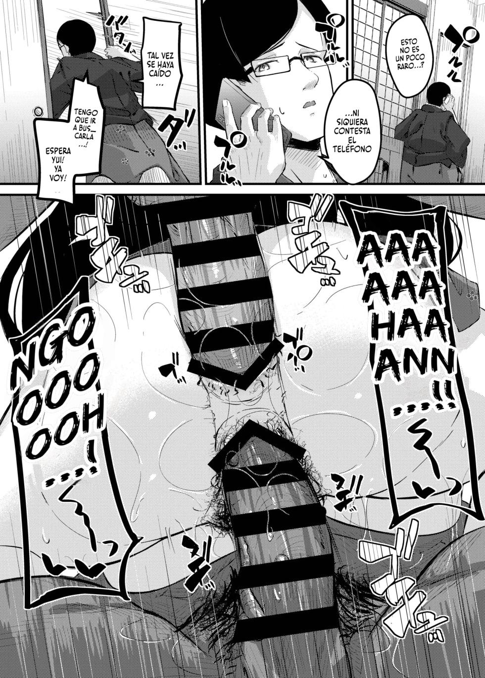 [Tanima Club (Kutibue)] Netorare Konyoku Monogatari ~Cyaraou ni Nanpasarete Sokuochisuru Bakunyu Hitotsuma~ | Una Historia NTR de Aguas Termales [Español] [P7Neko] - Page 22