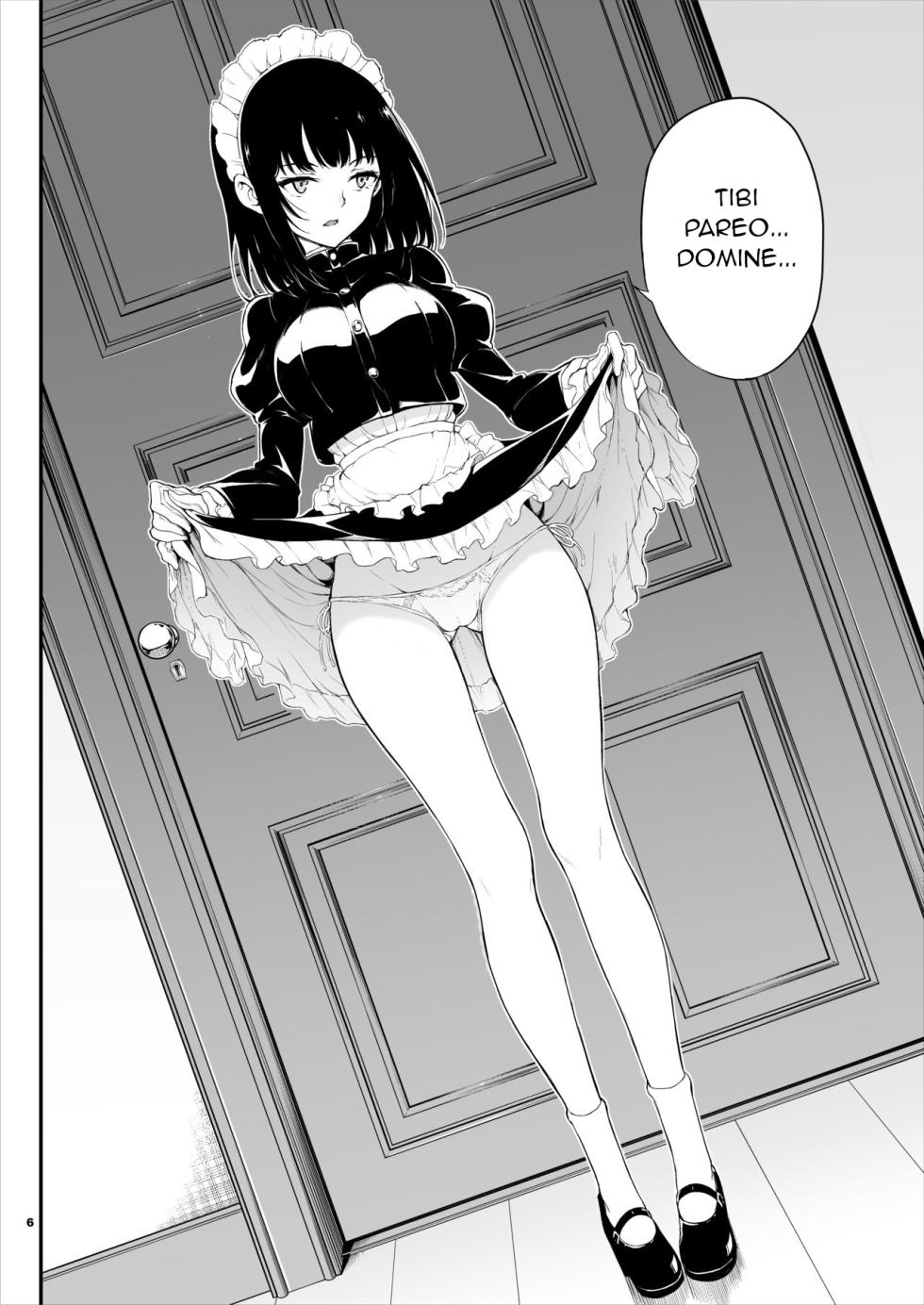 [Kyockchokyock (Kyockcho)] Maid Kyouiku. -Botsuraku Kizoku Rurikawa Tsubaki- [Latin] [Digital] - Page 5