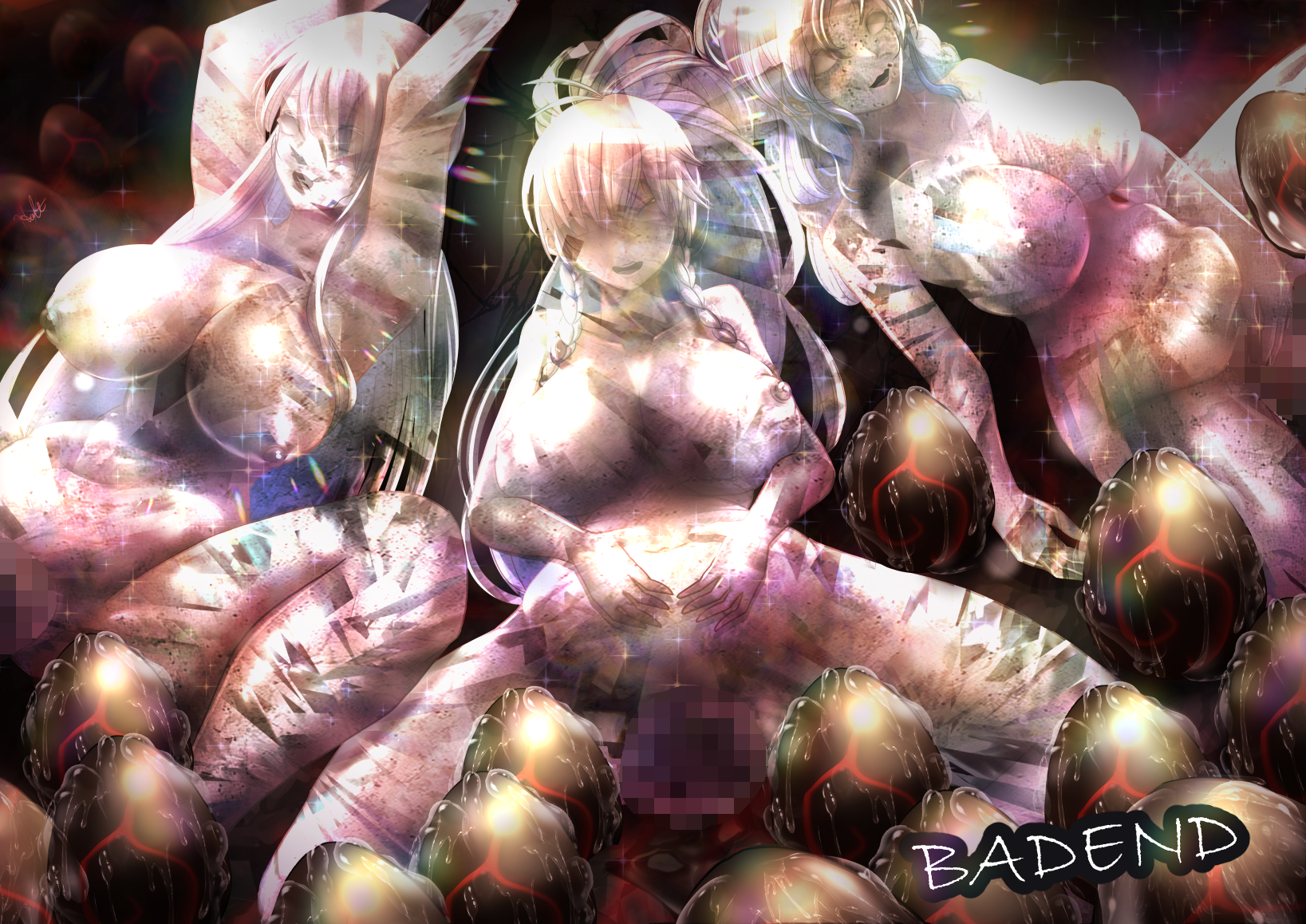 [Miyakura Halt] Petrification of the Sacred Stones Heroines and FE Blazing Sword defeated heroines sample images - Page 13