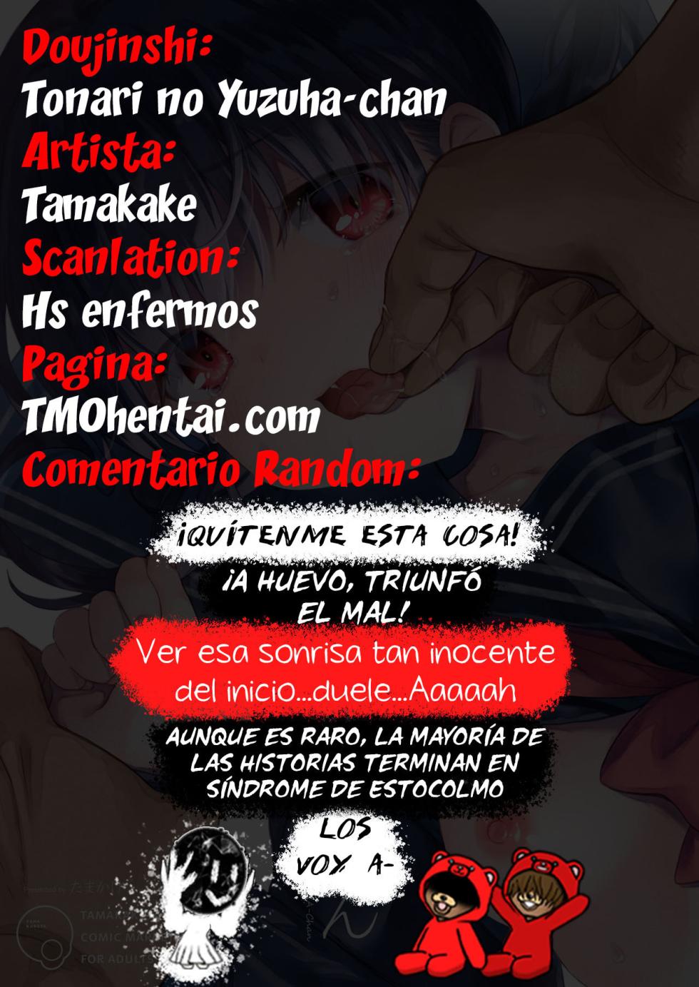 [Tamakakeya (Tamakake)] Tonari no Yuzuha-chan | Mi Vecina Yuzuha-Chan [Spanish] [Hs enfermos] [Digital] - Page 37