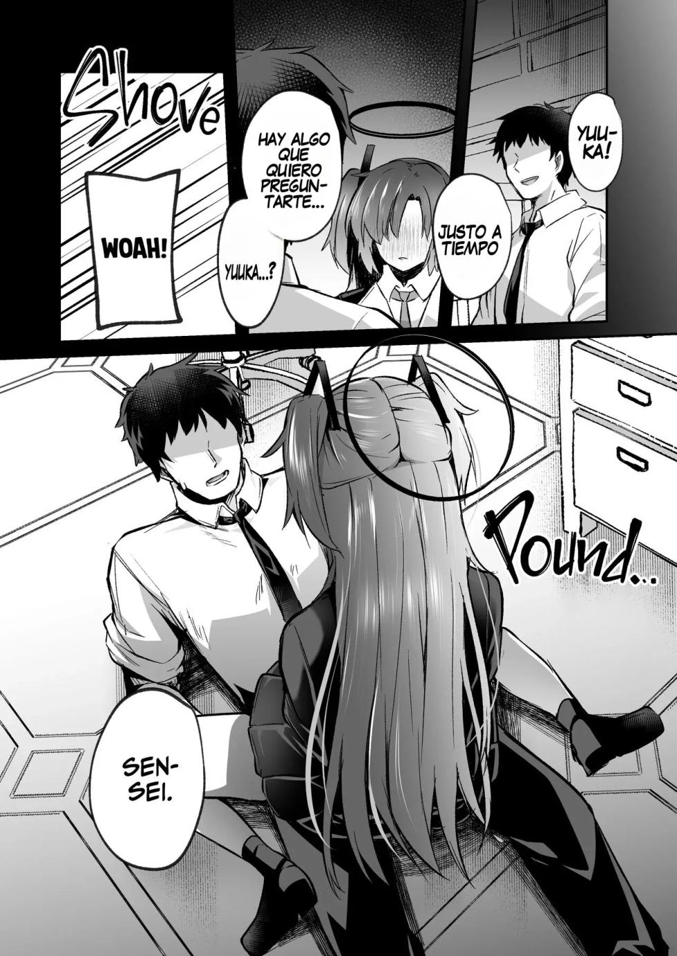 [Kuusou Monochrome (Abi)] Bousou shita Sensei ni Oshitao Sarete SEX Suru Hon | Calmando el Deseo de Sensei con Sexo (Blue Archive) [Spanish] [SalaInTheDrain] [Digital] - Page 29